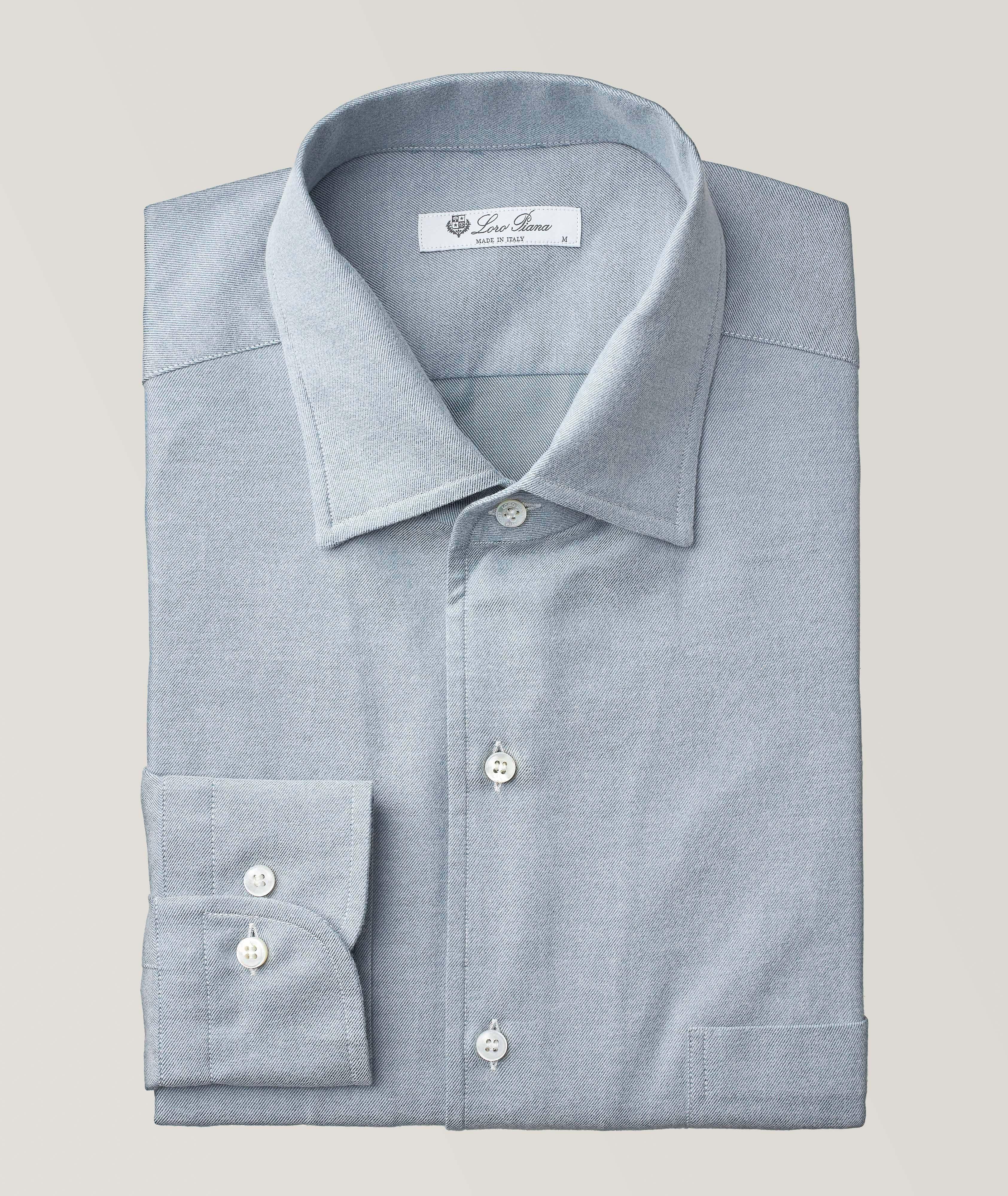 Long-Sleeve Andre Cotton Sport Shirt