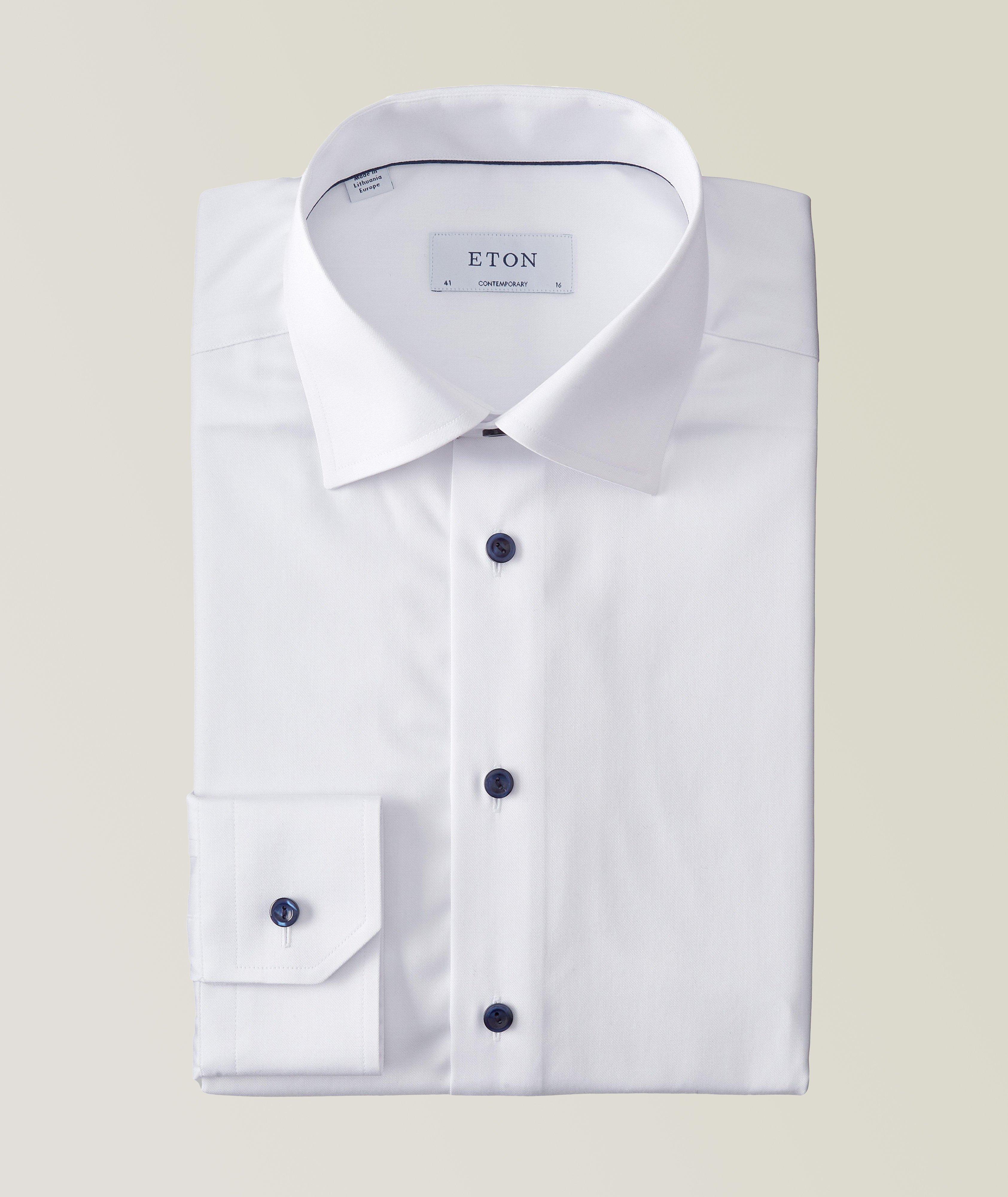 Contemporary-Fit Cotton Twill Shirt