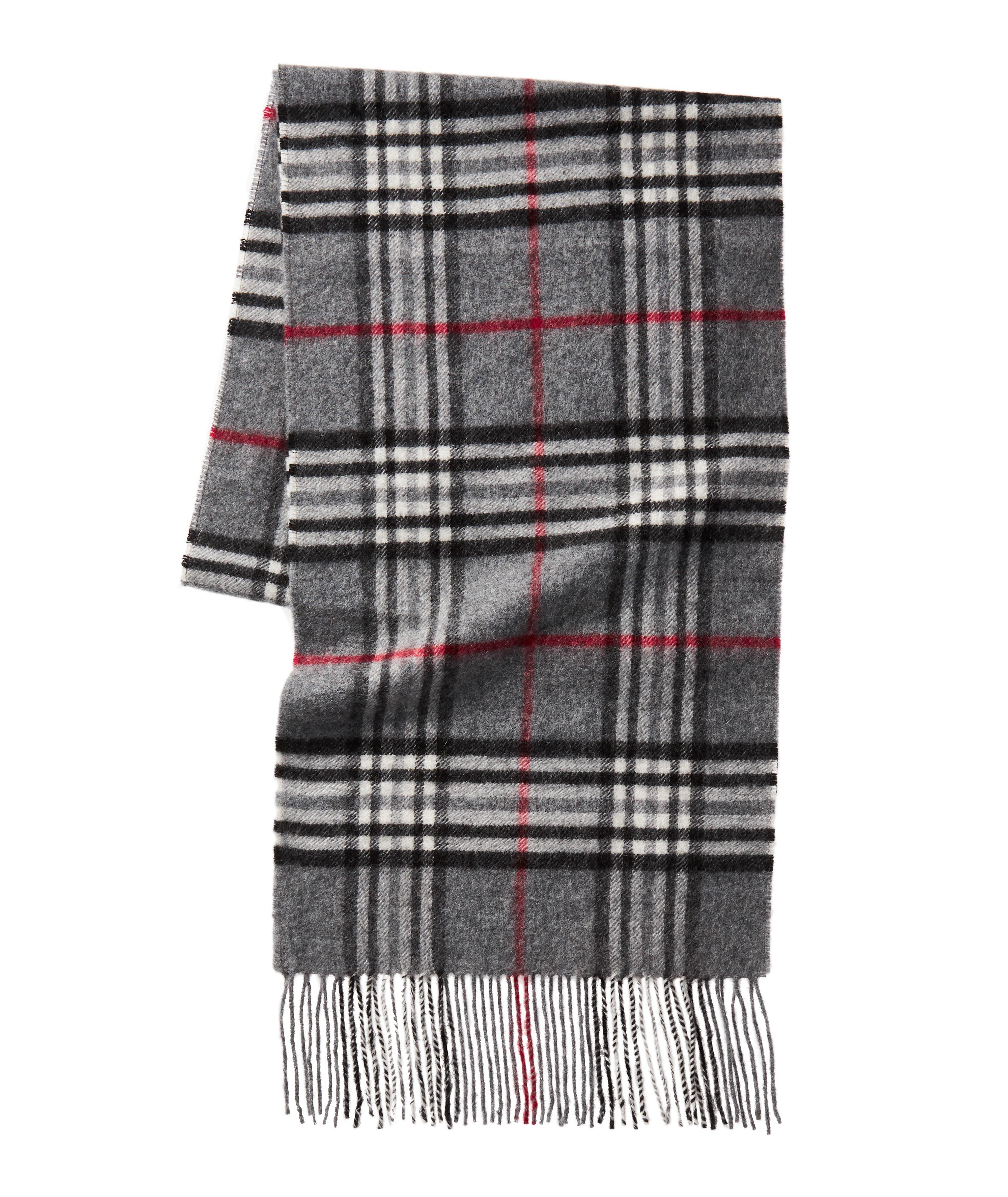 Checked Cashmere Scarf image 0