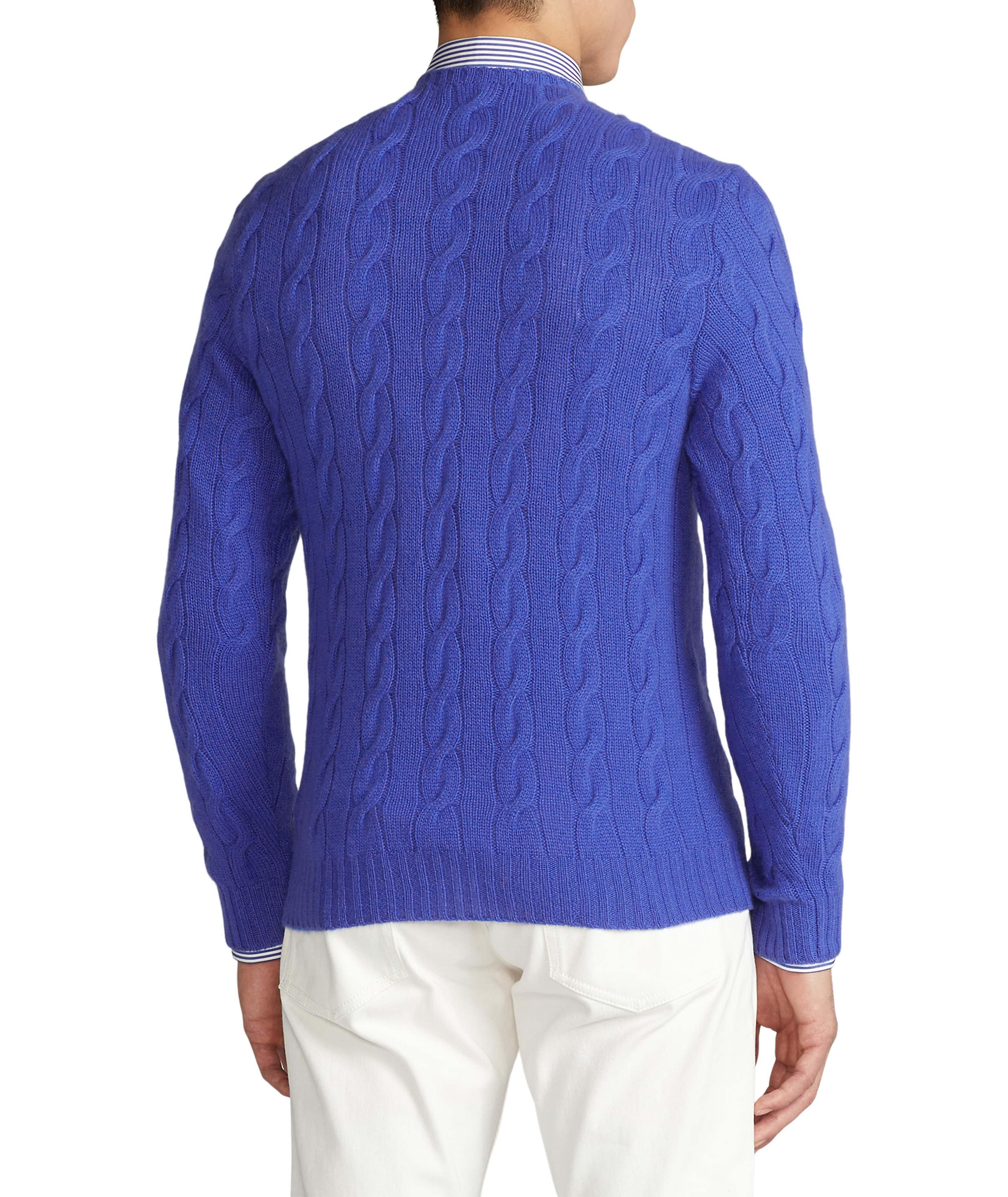 Pull en tricot torsadé de cachemire image 2