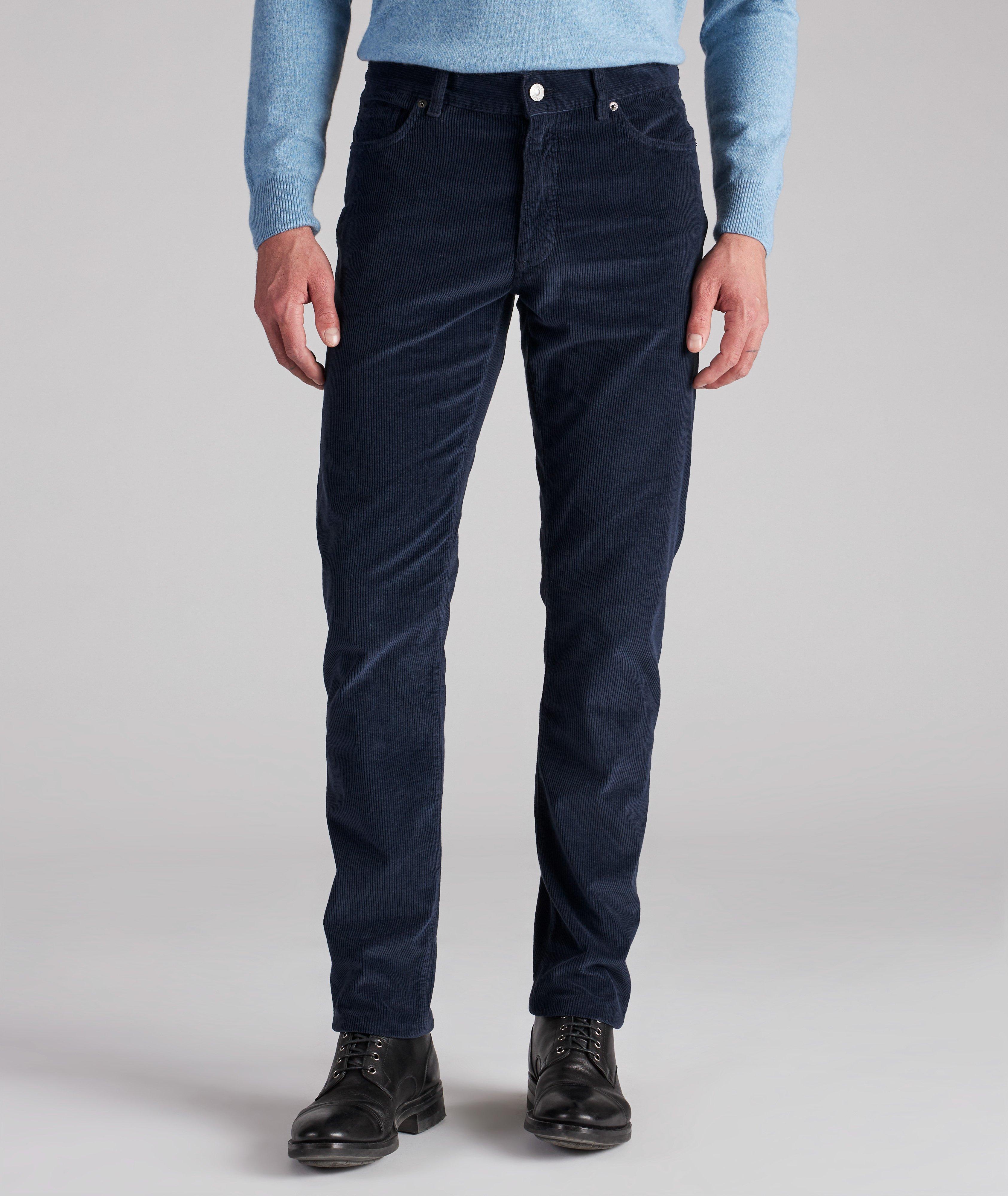 ZEGNA Cashco Five-Pocket Cotton-Cashmere Jeans | Pants | Final Cut