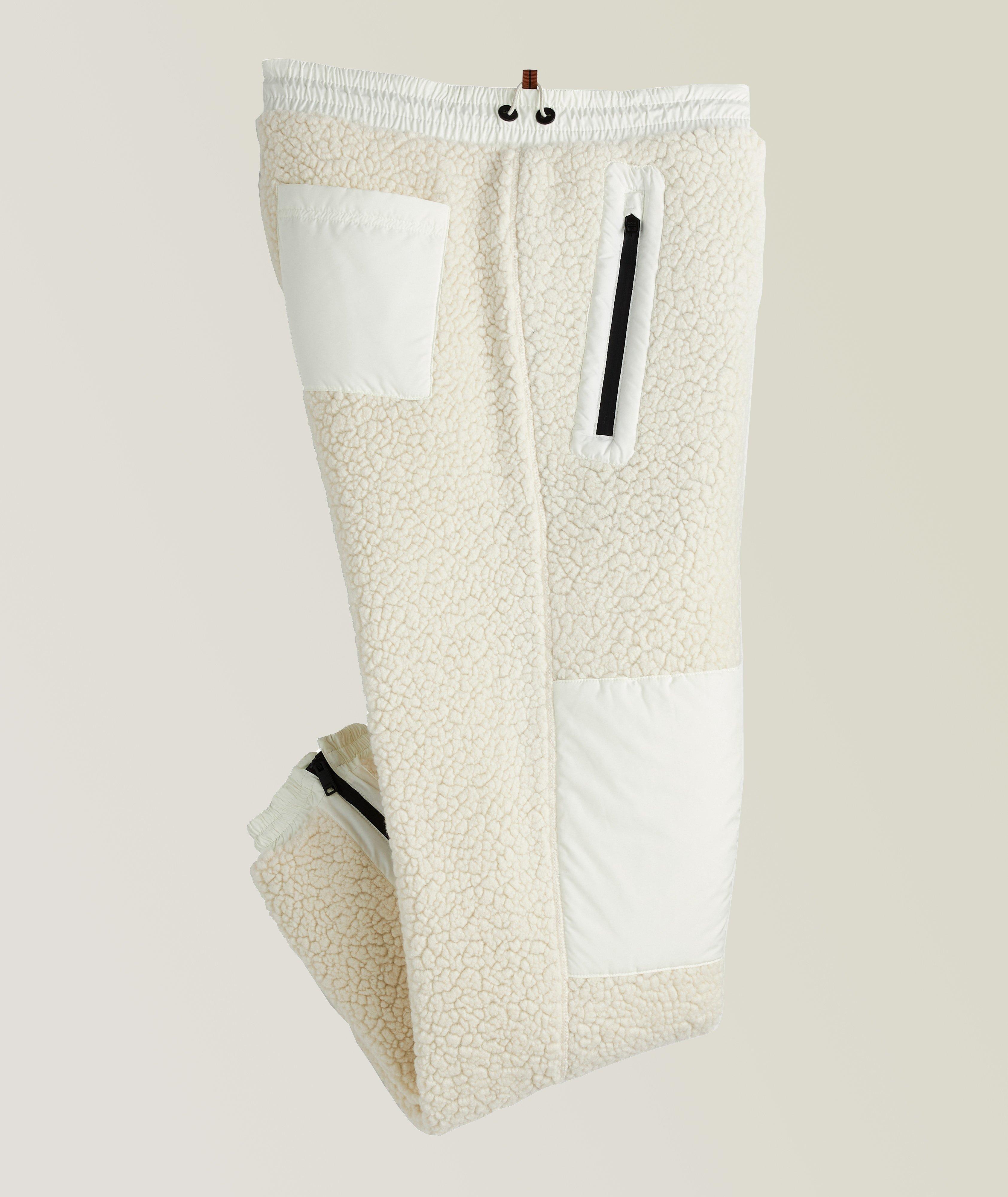Wool Sherpa Track Pants image 0