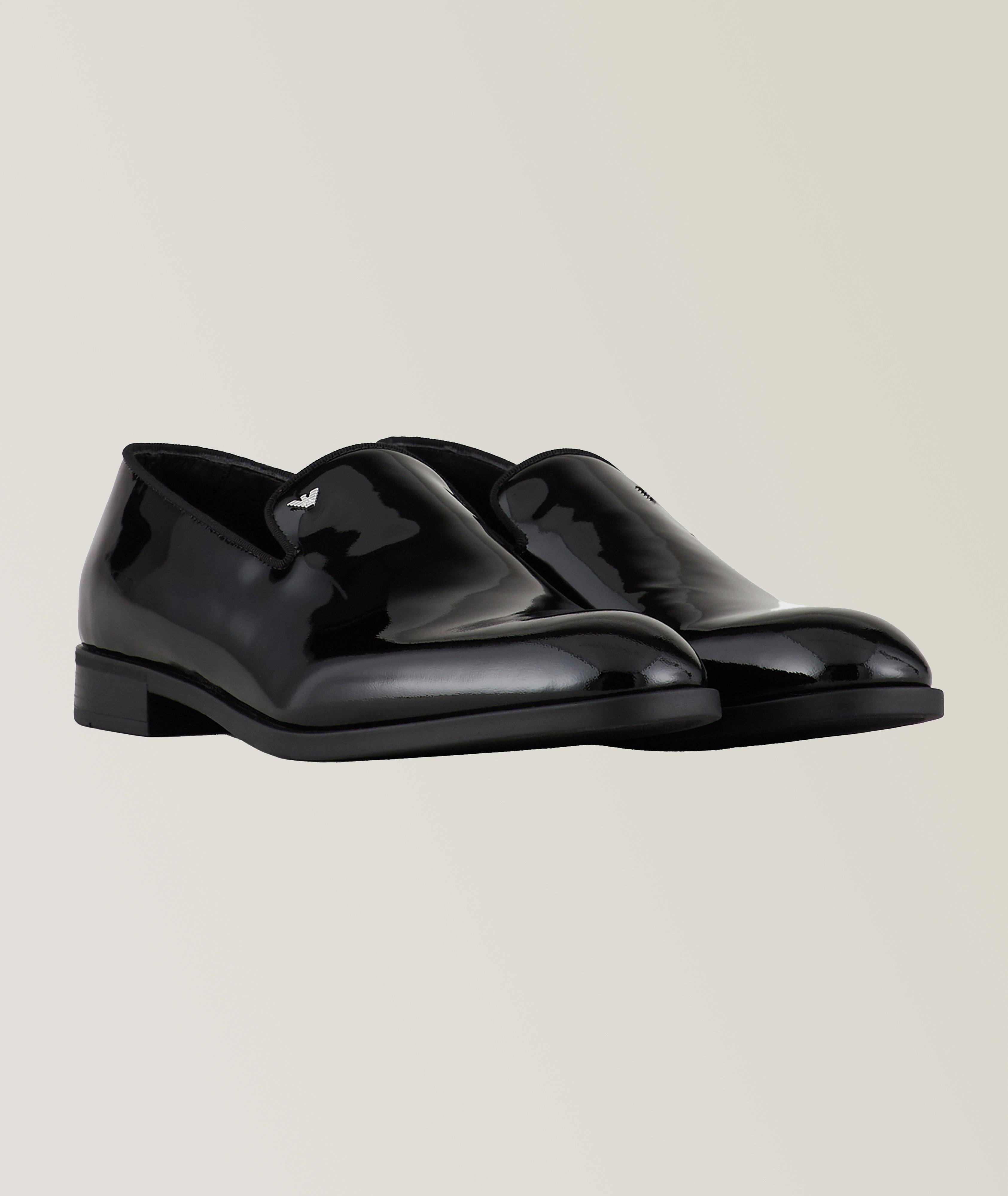 Emporio Armani Flâneur En Cuir De Veau En Noir , Taille Homme 9