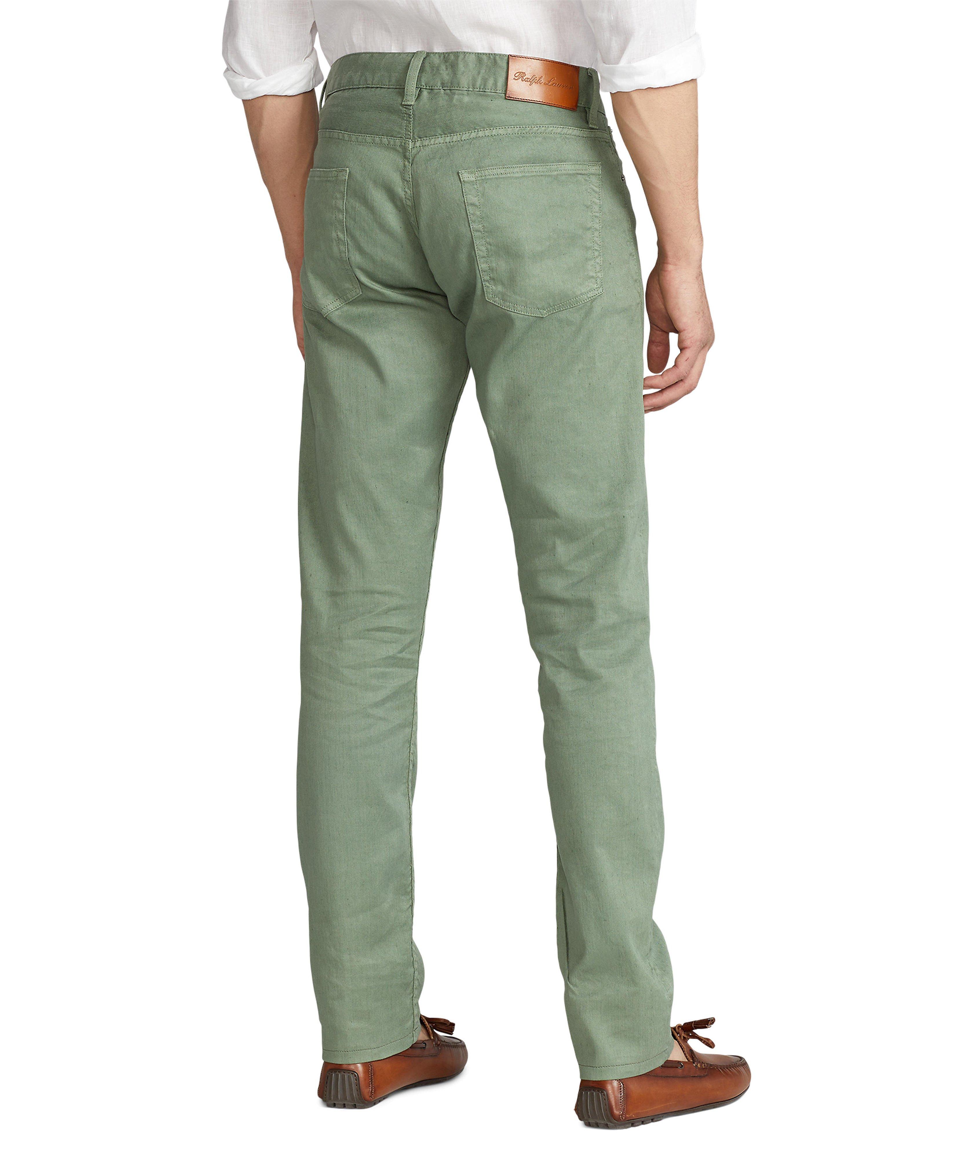 Five-Pocket Linen-Cotton Pants image 2