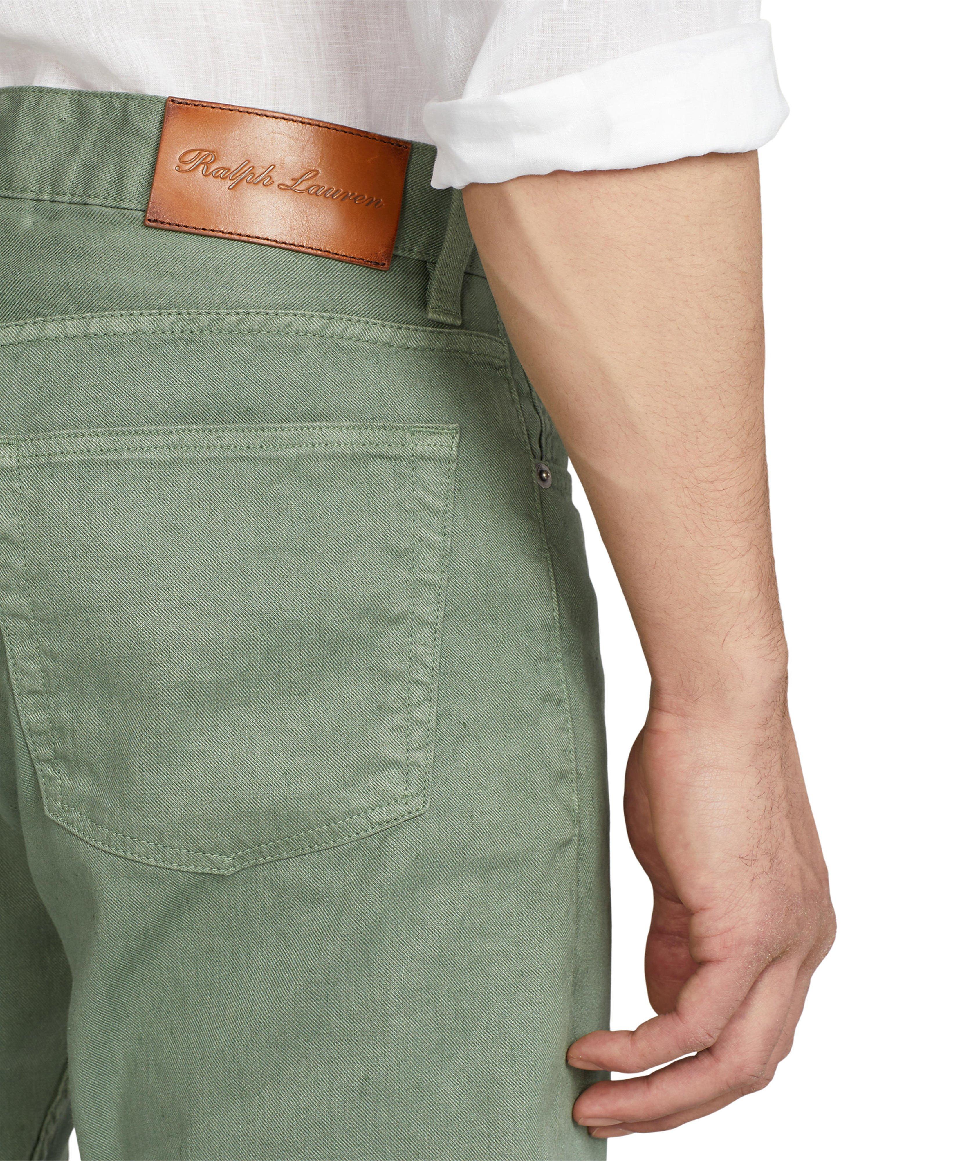 Five-Pocket Linen-Cotton Pants image 3