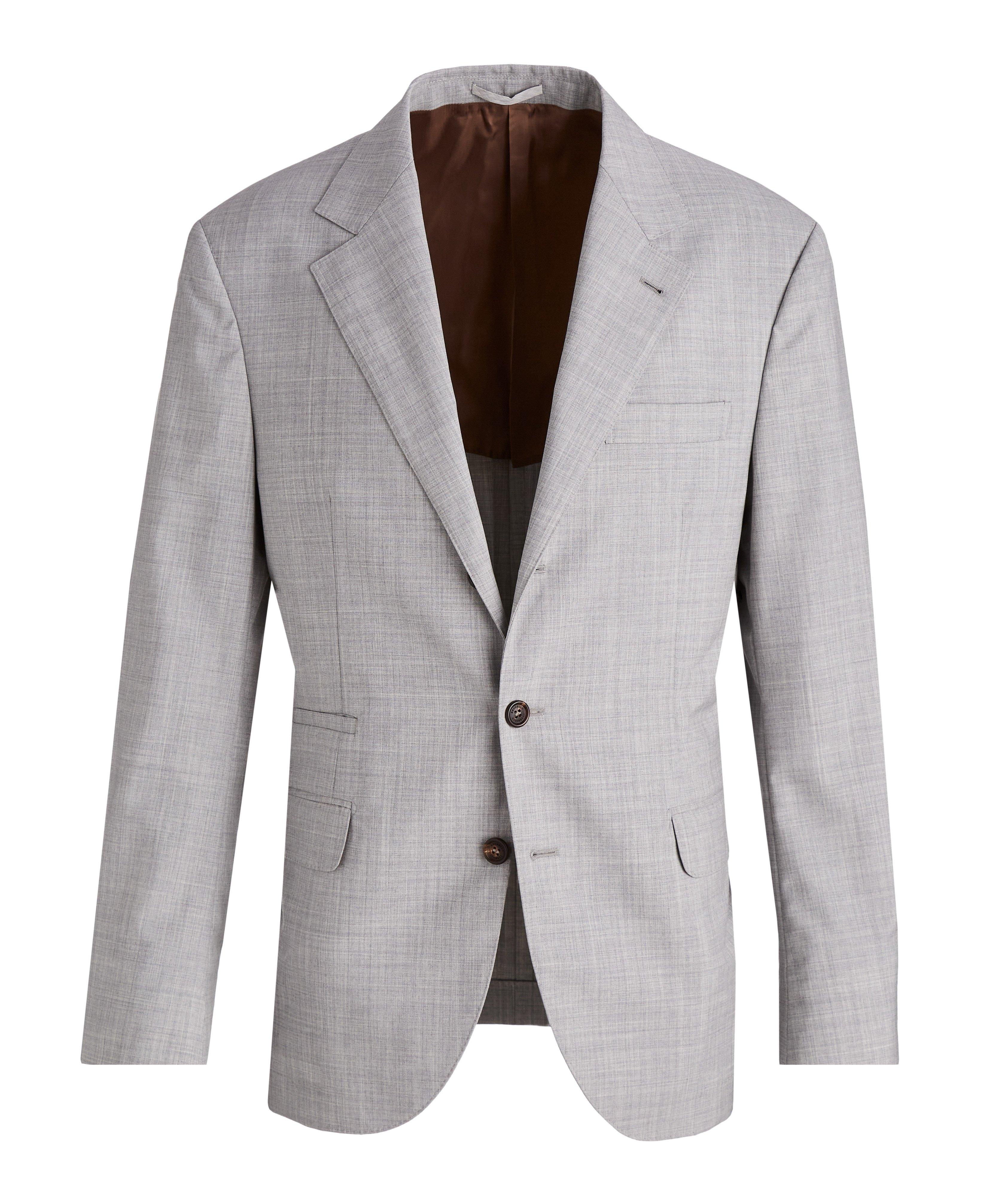 Wool Crosshatch 3B Sports Jacket image 0