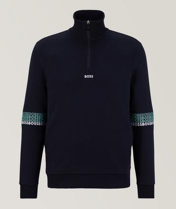 Boss zimex 2025 zip neck sweater