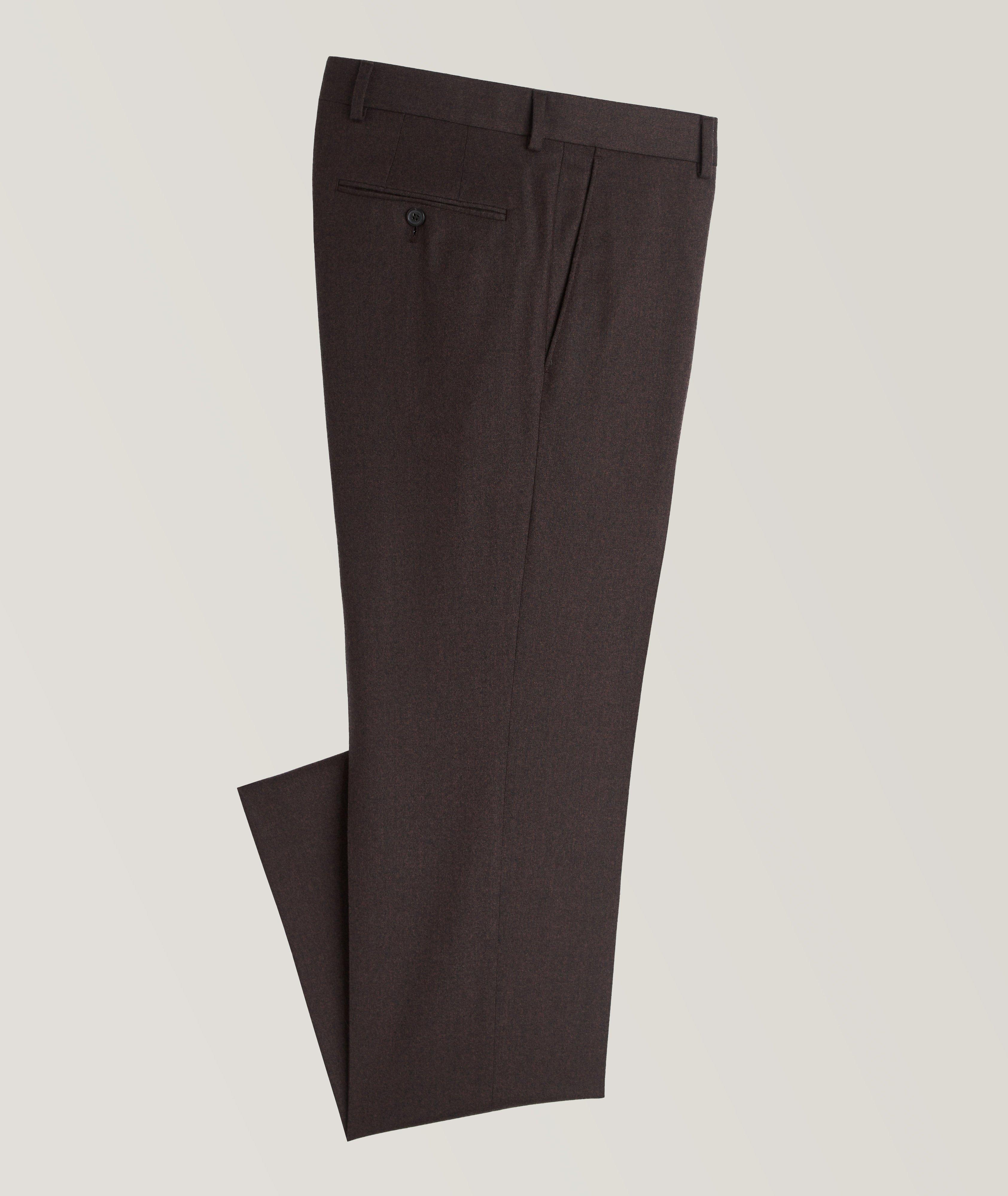 Samuelsohn Slim Fit Flannel Wool Dress Pants | Dress Pants | Final Cut
