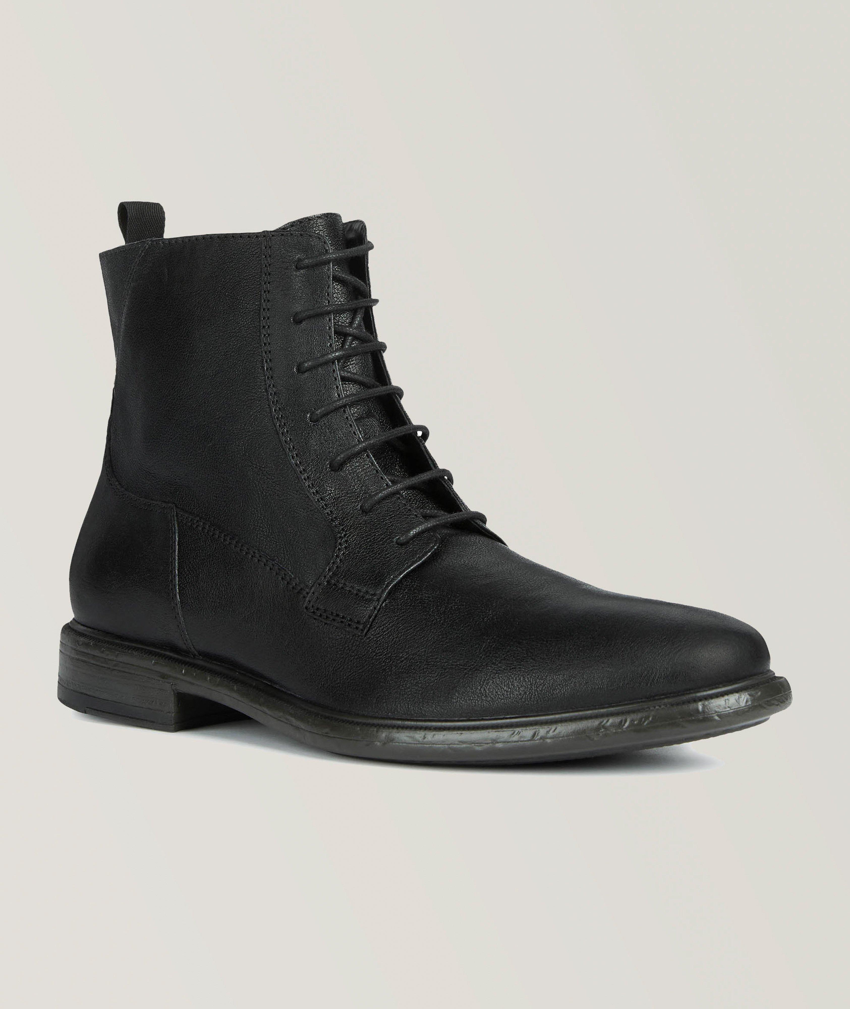 Geox Botte Terence En Cuir En Noir , Taille Homme 7