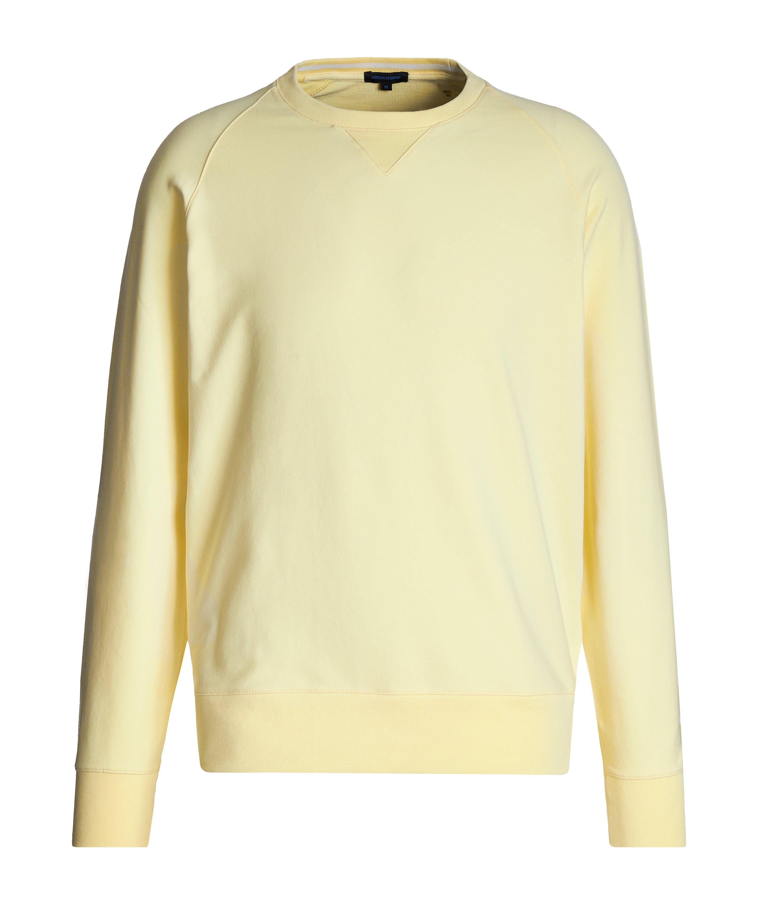 Pima Cotton Stretch Crew Neck Sweater image 0