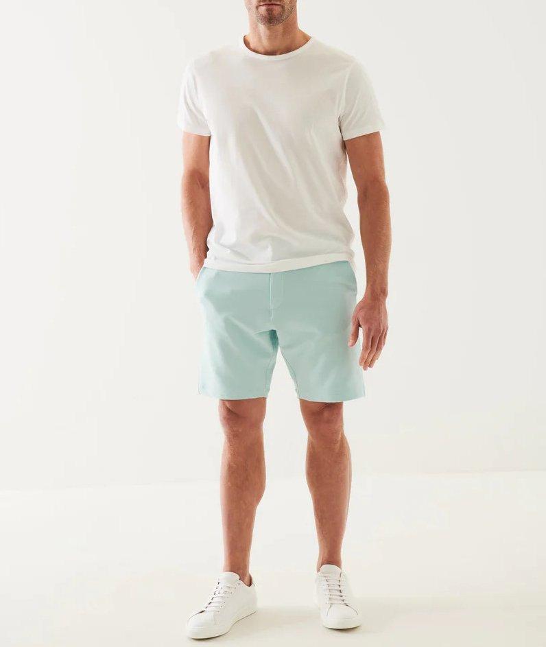 Pima Cotton Stretch French Terry Shorts image 4
