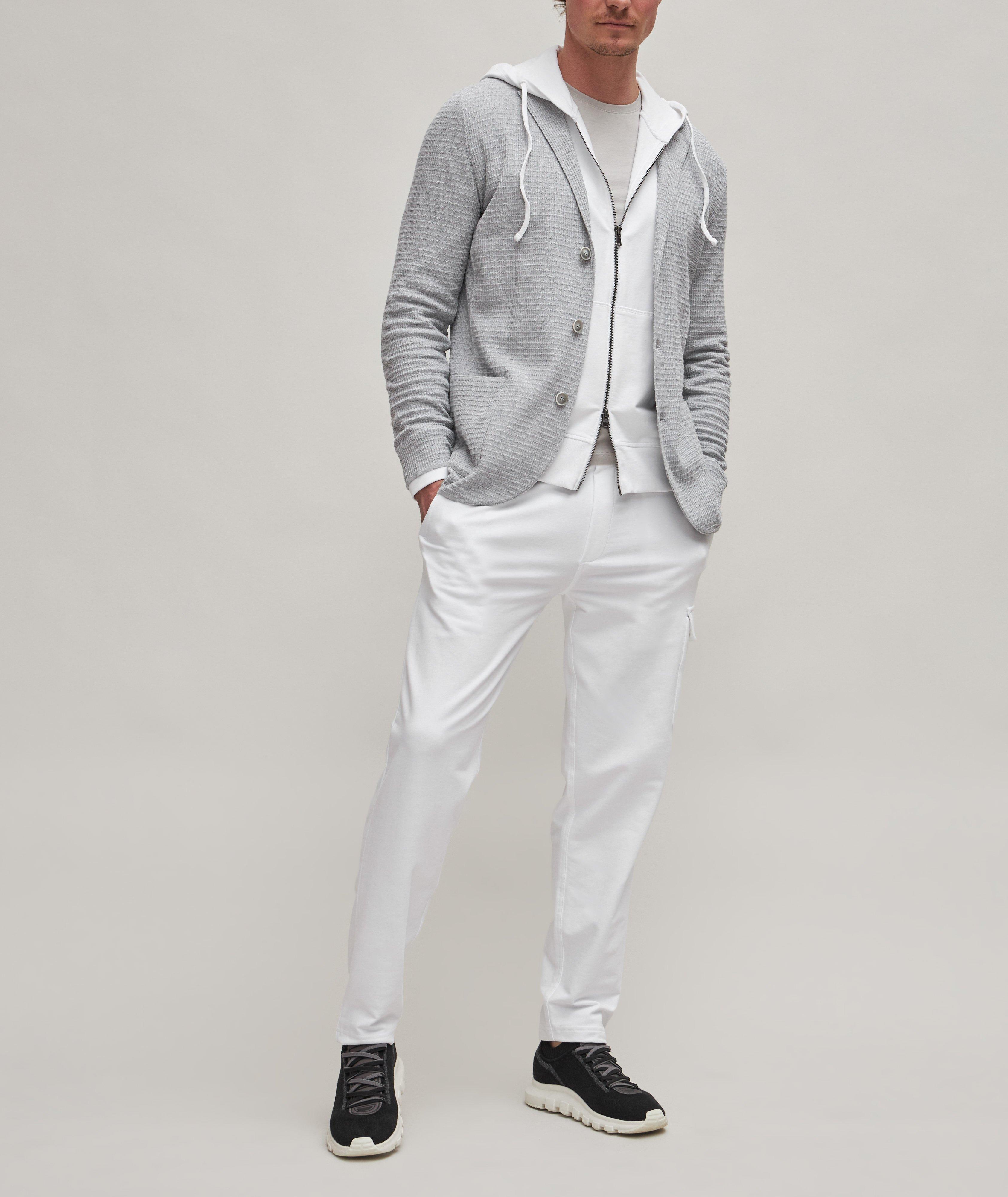 Stretch-Cotton French Terry Cargo Joggers image 1