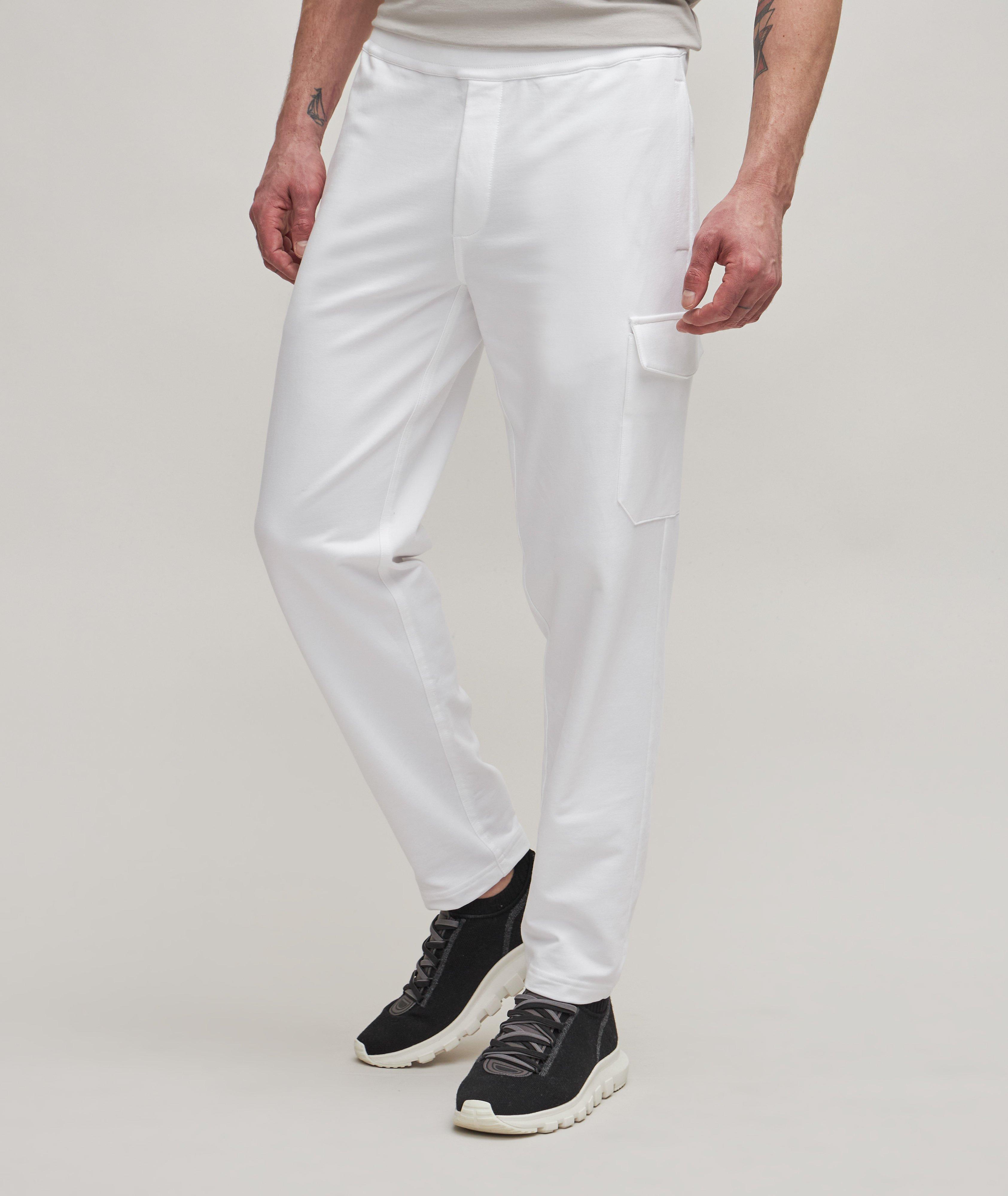 Stretch-Cotton French Terry Cargo Joggers image 2