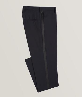 TOM FORD Wool-Mohair-Satin Formal Tuxedo Pants