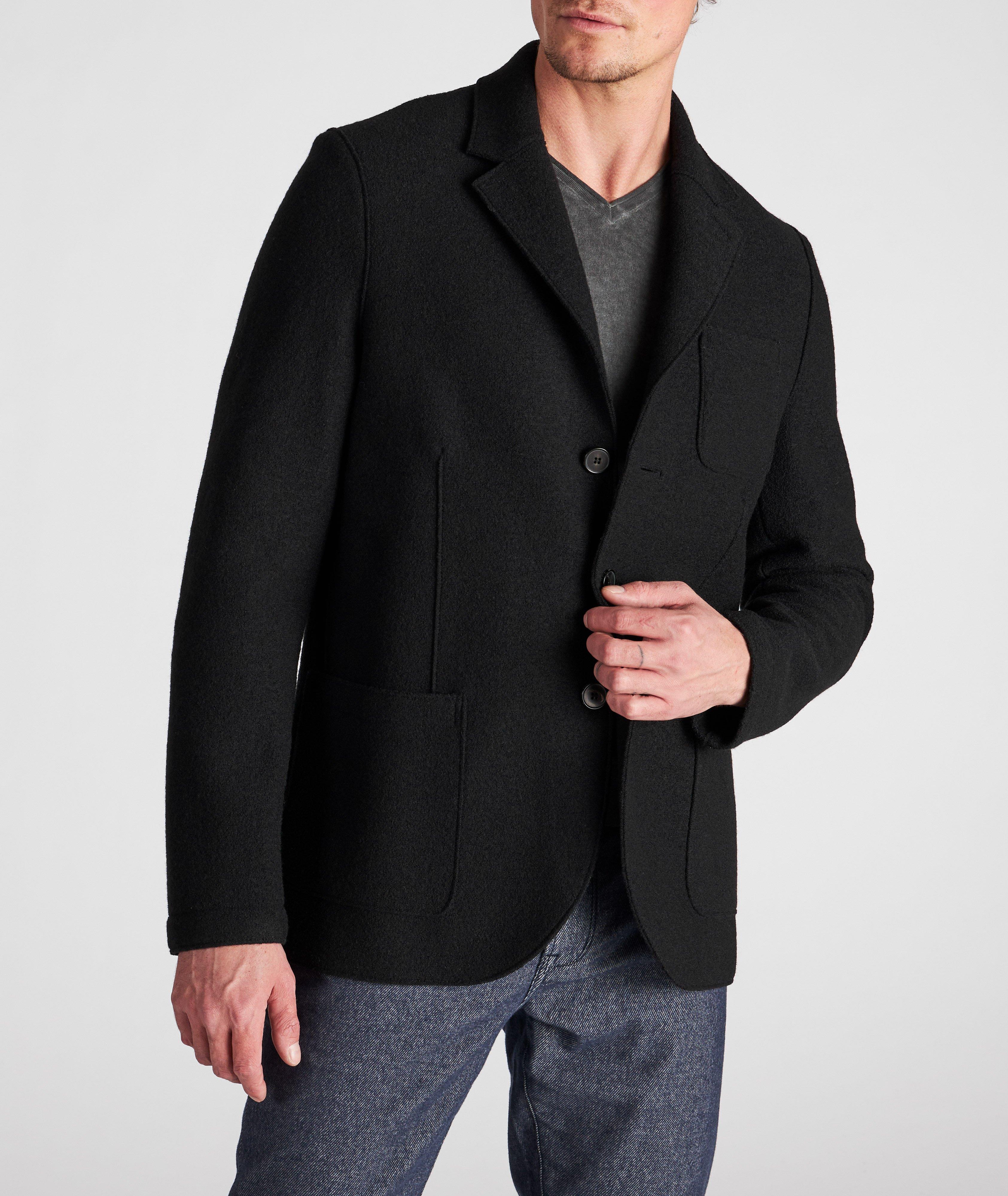 Boiled Wool Unstructured Sport Jacket image 1