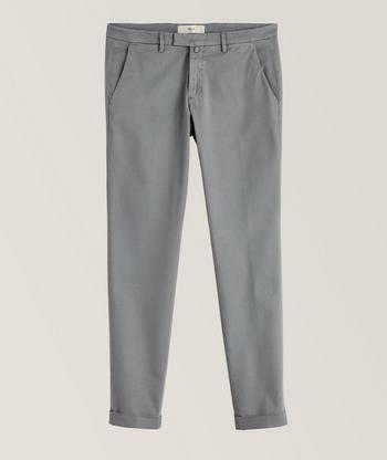 Mason's Slim-Fit Torino Jersey Stretch-Cotton Pants