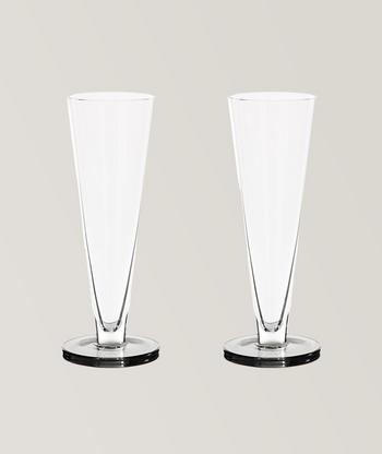 Tom Dixon Tank High Ball Glasses Pair Black — Aggregate Supply