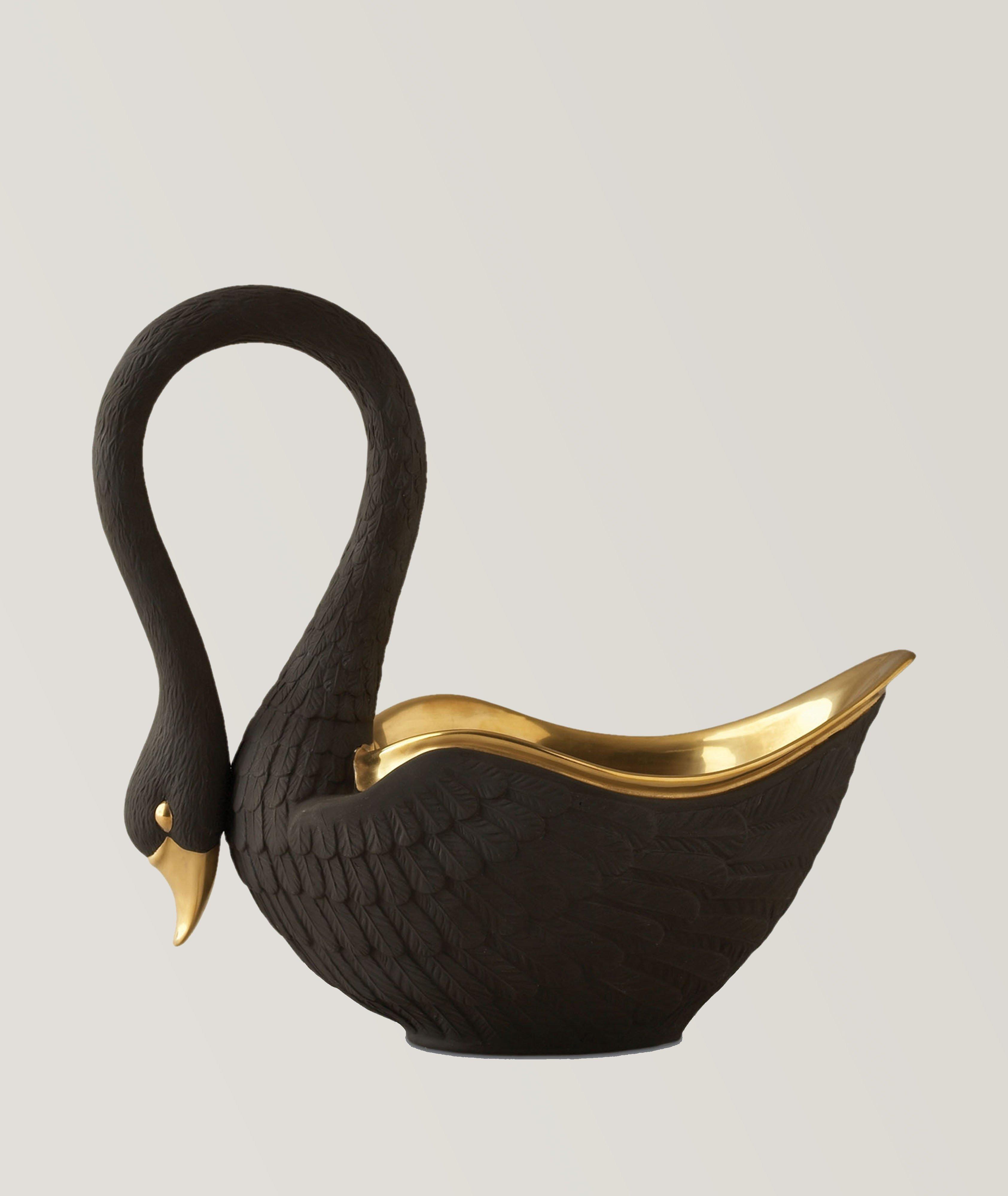 Medium Swan Bowl Black