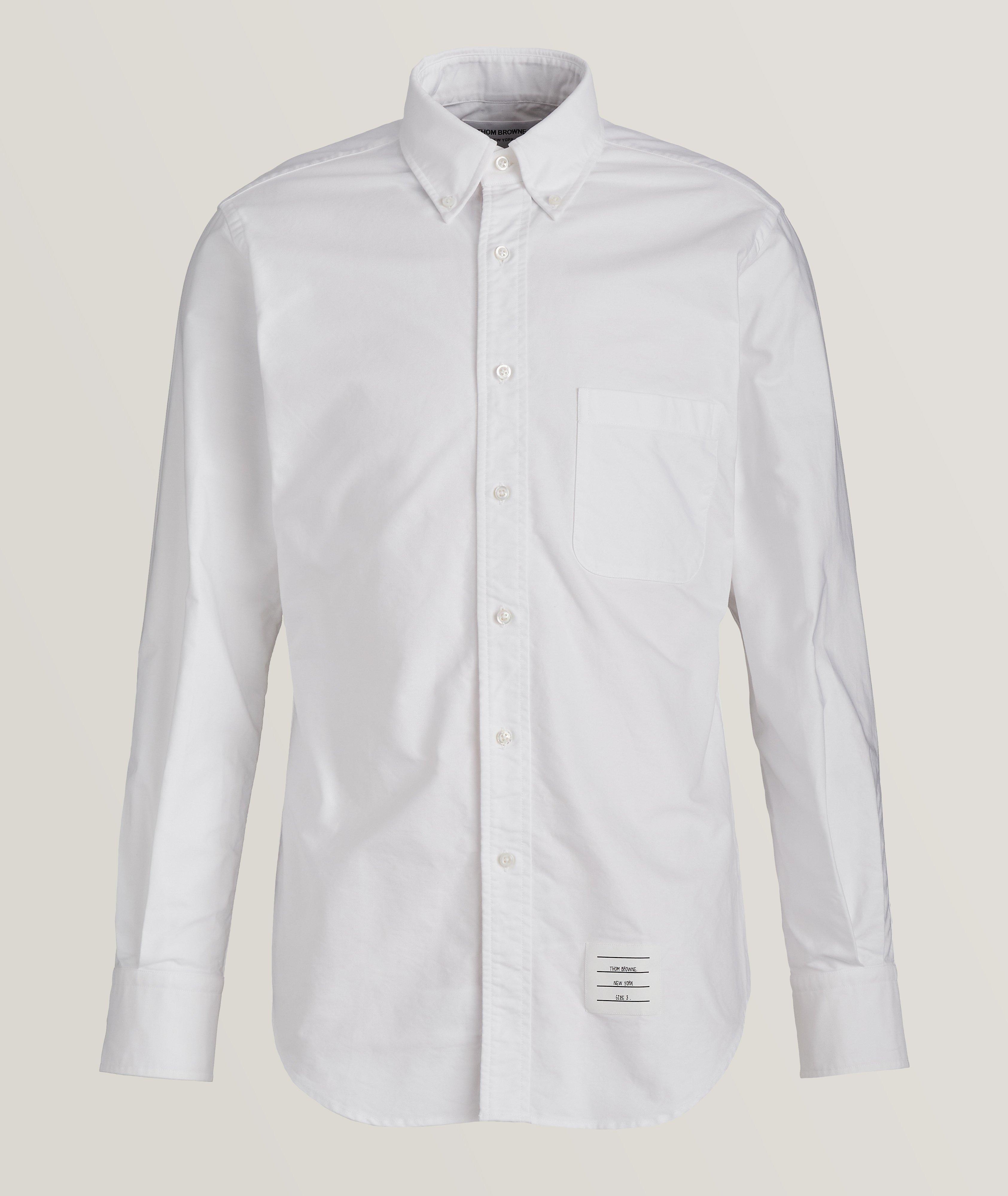 Thom Browne Chemise Décontractée En Coton En Blanc , Taille Homme TTG