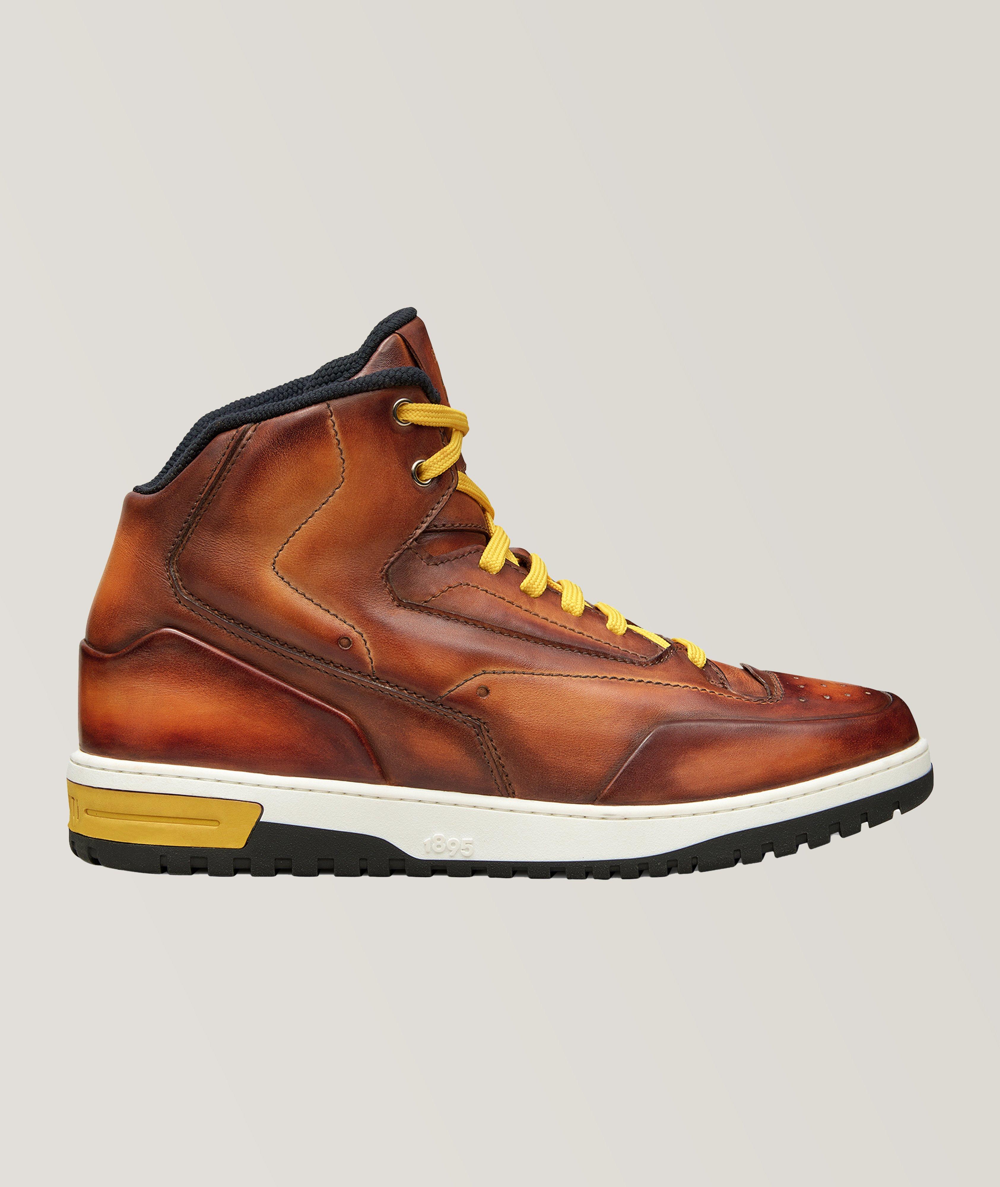 Playoff Leather High Top Sneakers