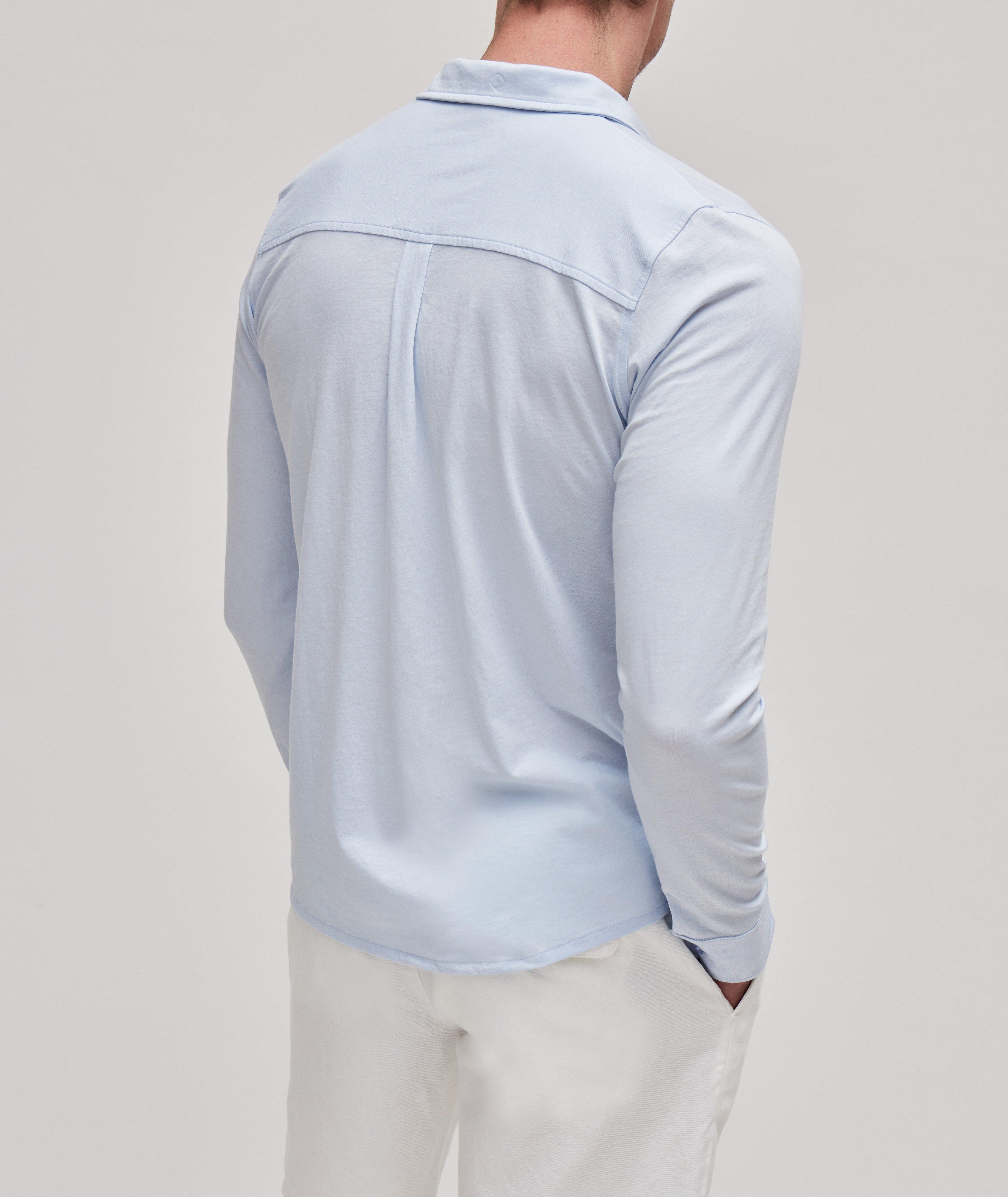 Solid Pima Cotton Sport Shirt  image 2