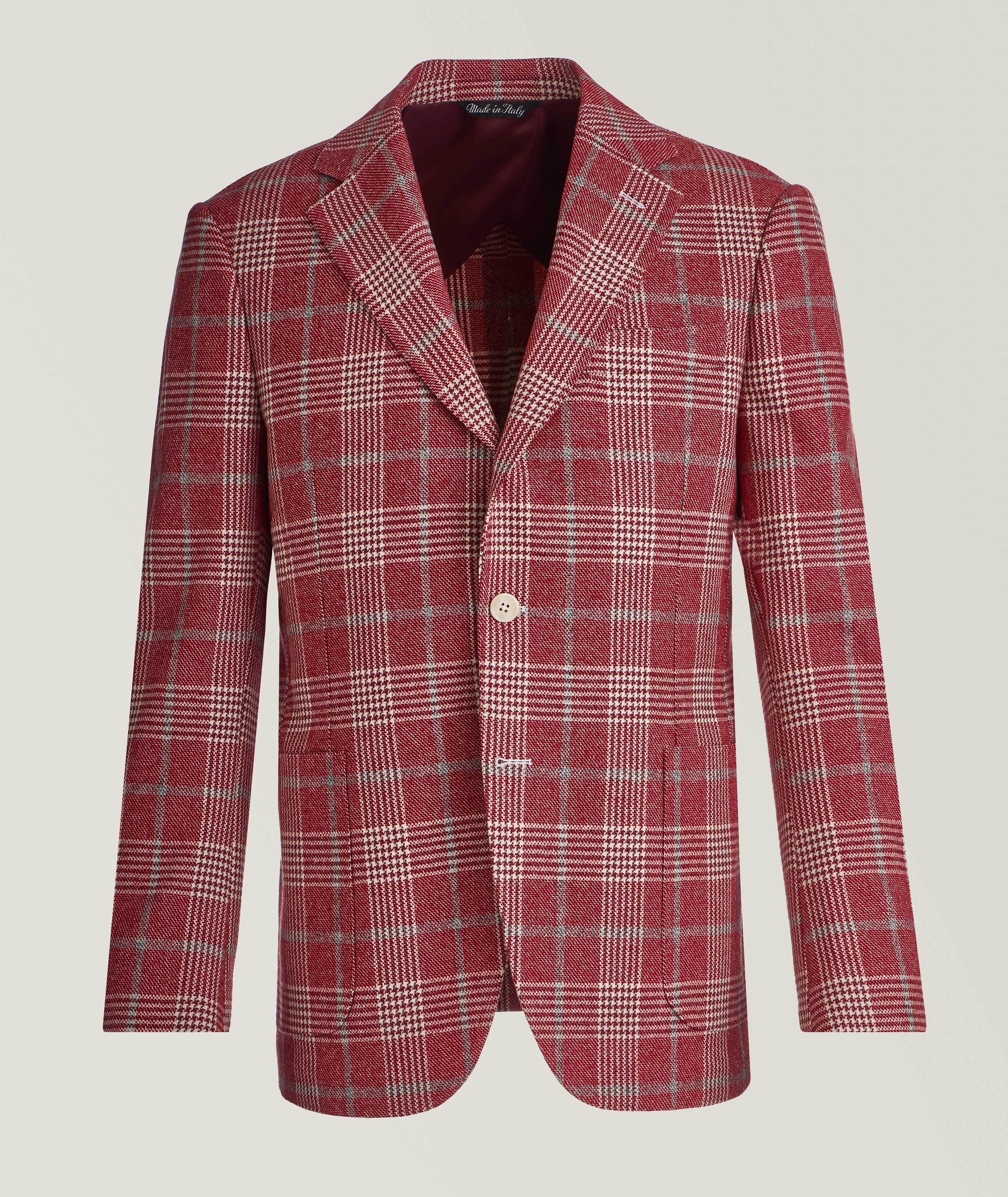 Windowpane Wool Sport Jacket image 0