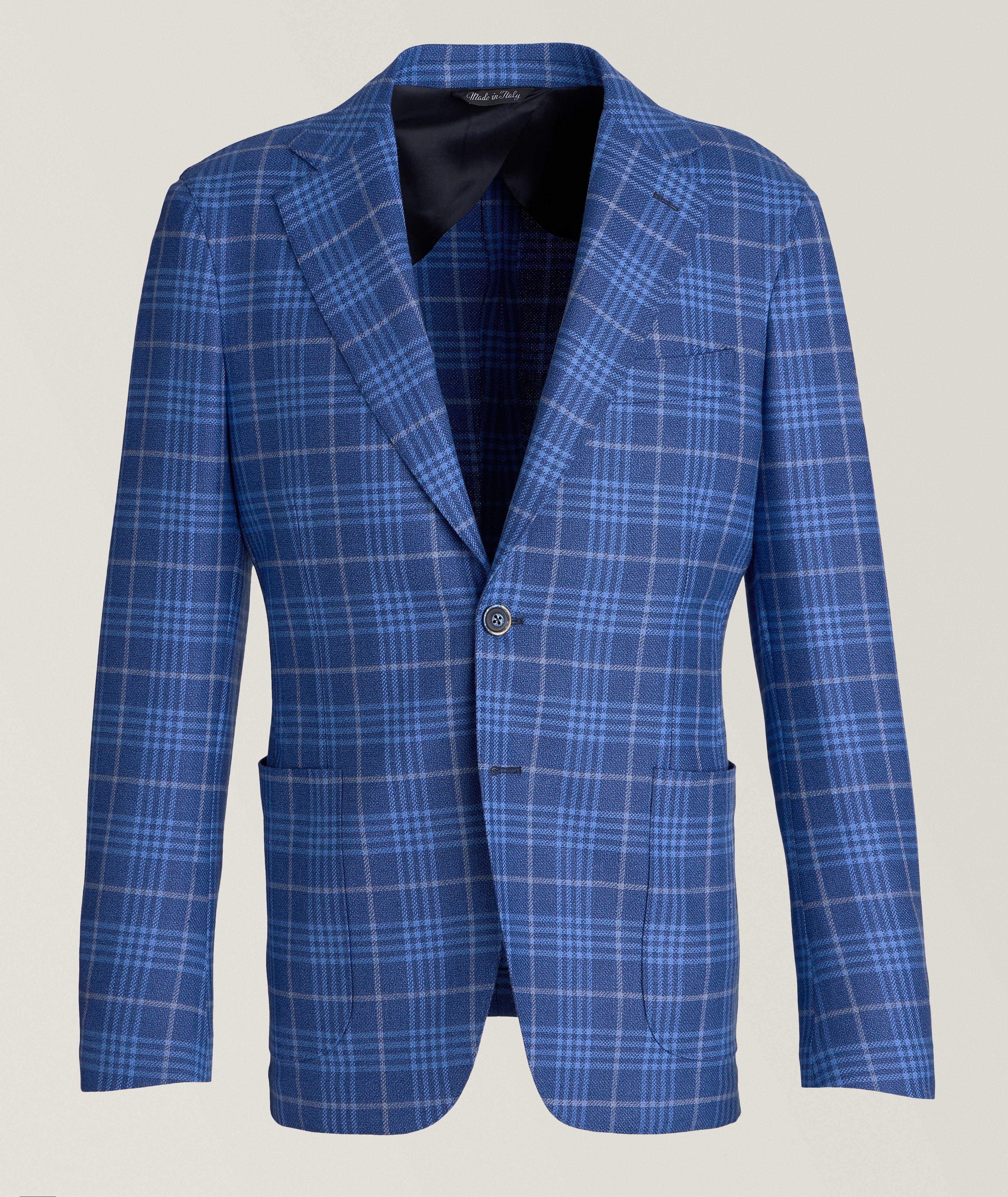 Large Plaid Drago Mill Wool Sport Jacket image 0