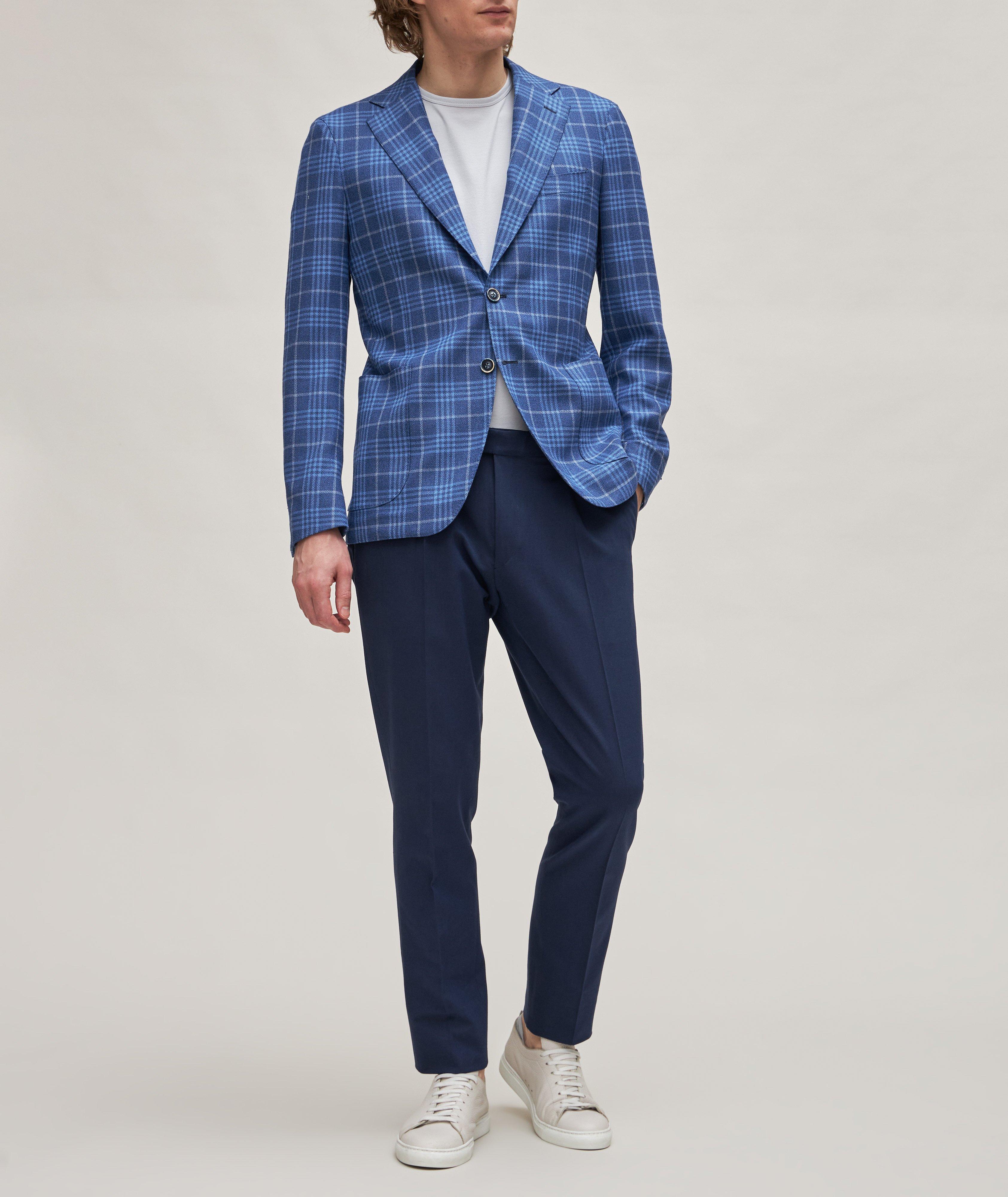 Large Plaid Drago Mill Wool Sport Jacket image 3