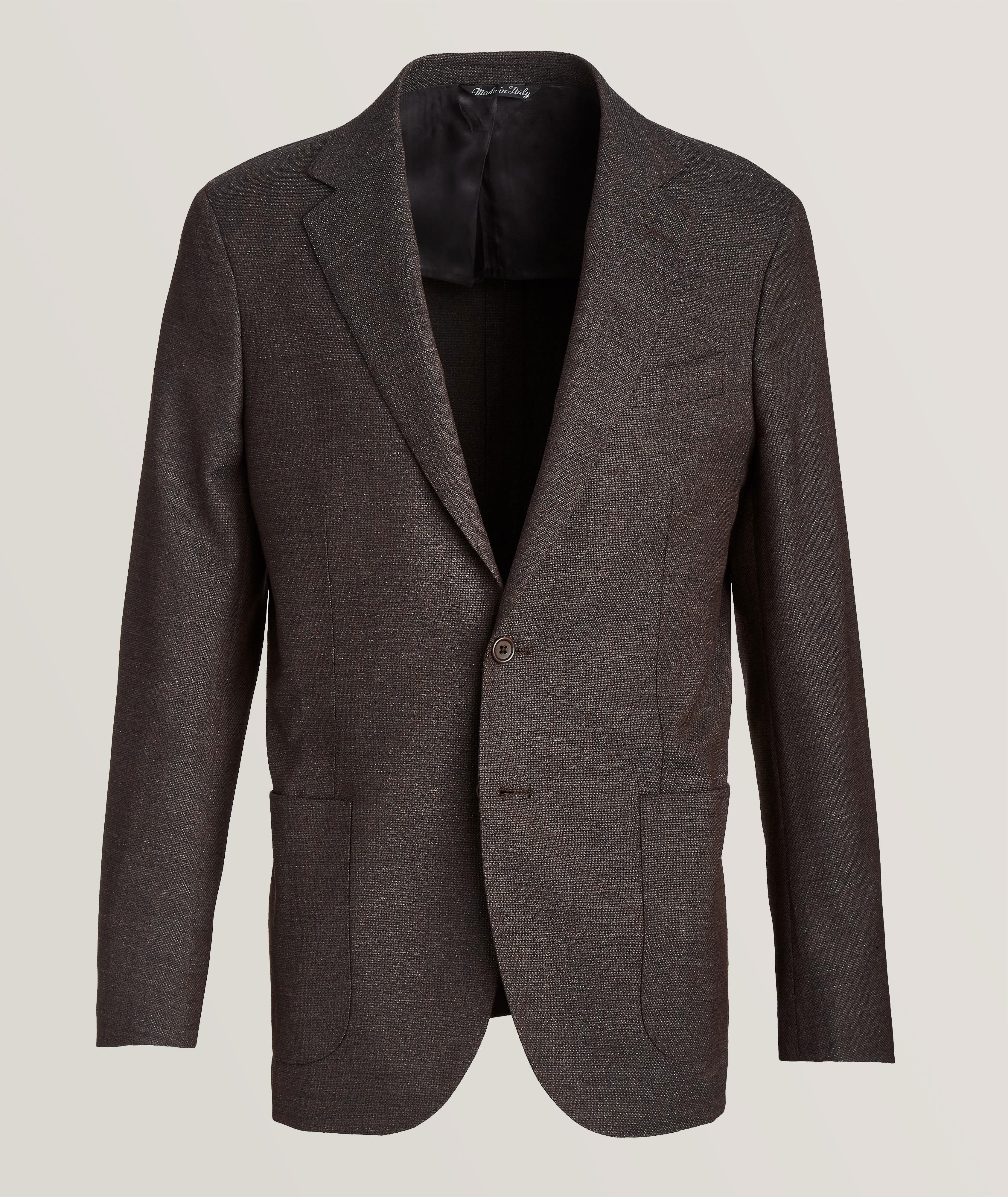 Basketweave Wool Sport Jacket image 0