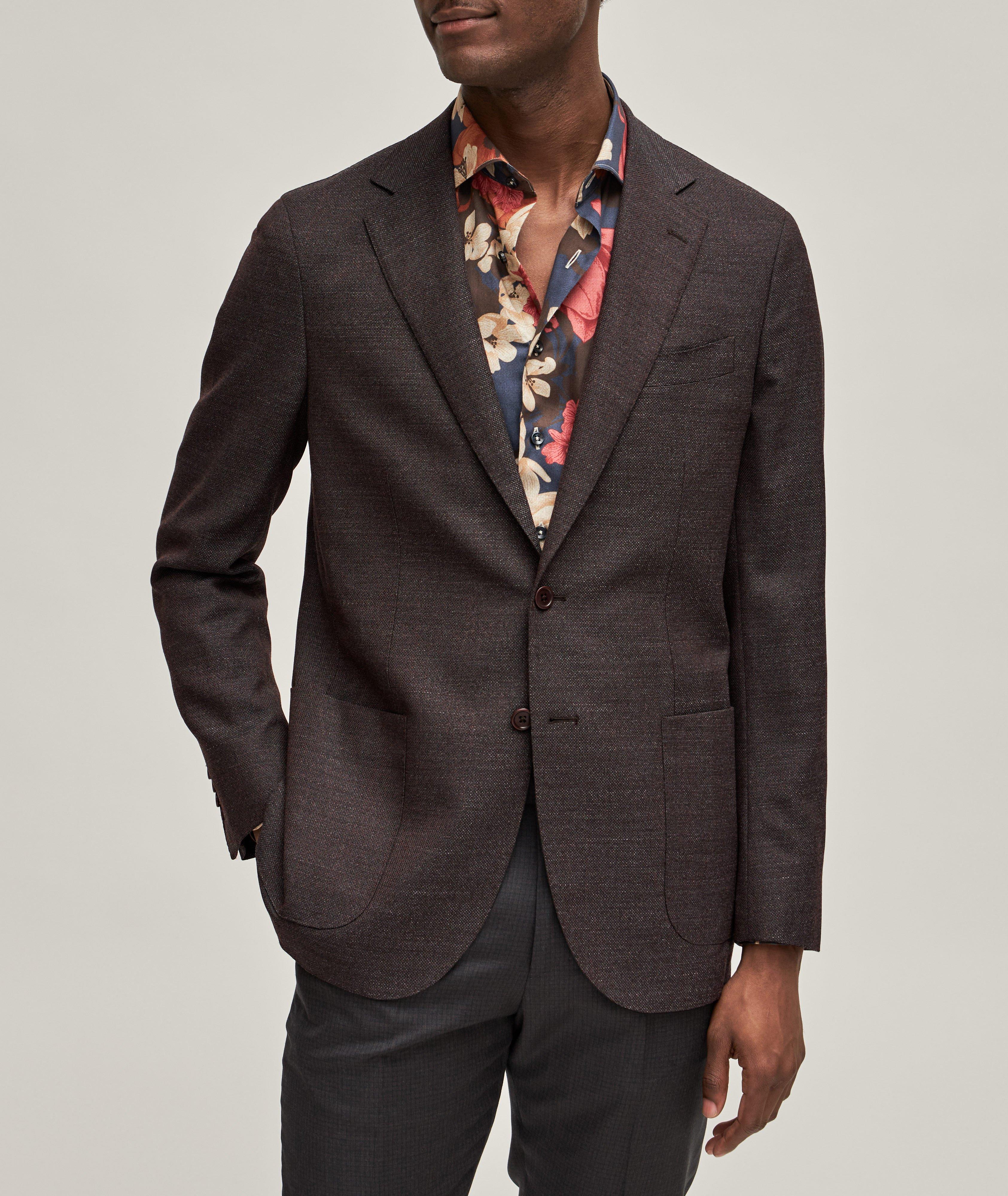 Basketweave Wool Sport Jacket image 1