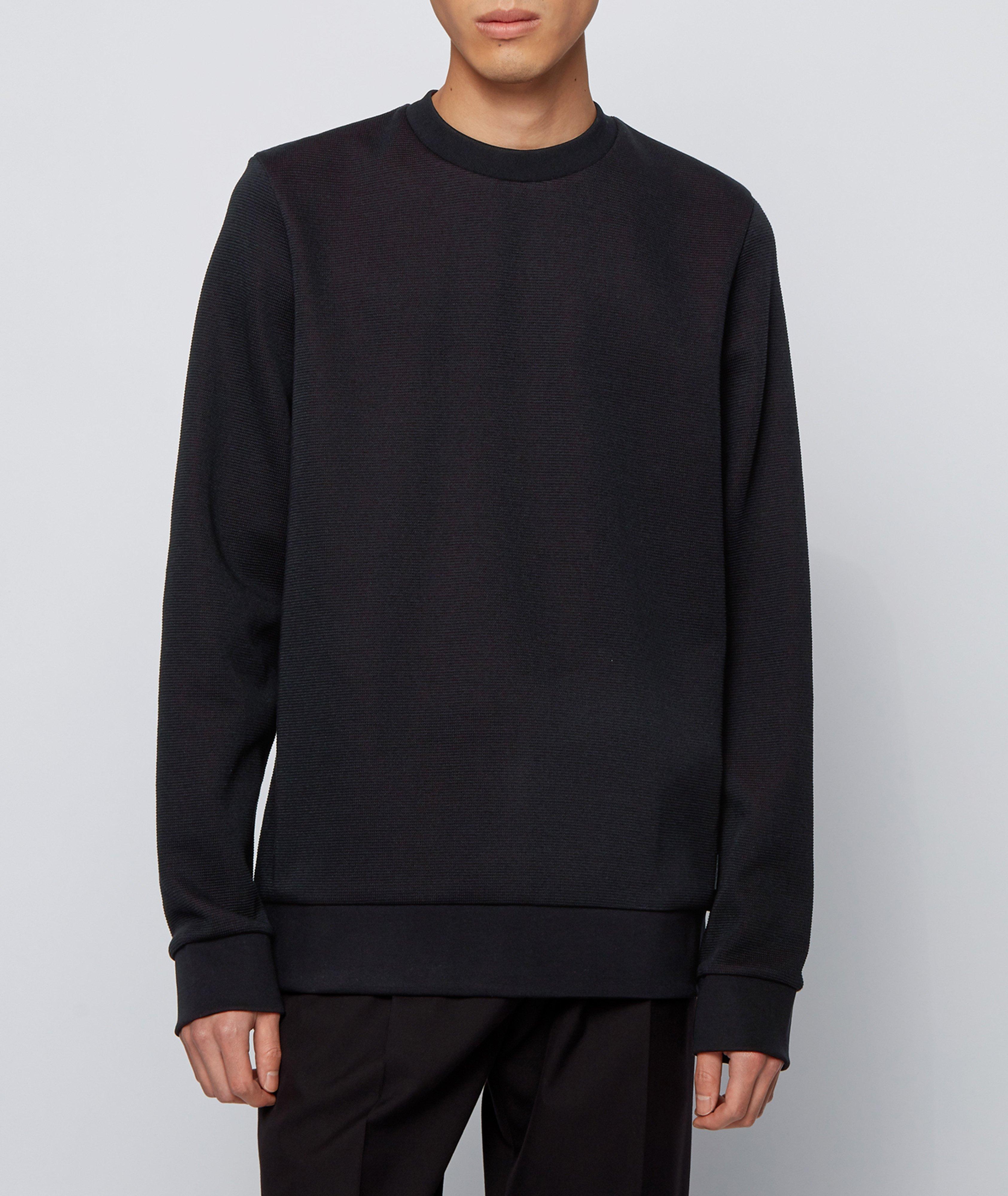Cotton-Blend Crewneck Sweatshirt  image 1