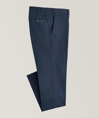 BONNIE SLIM FIT TROUSERS IN STRETCH VISCOSE BLEND FABRIC