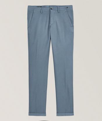 Mason's Men's Light Blue 730 Forte Dei Marmi Cafe Labor Stretch Trousers  Casual - 37 