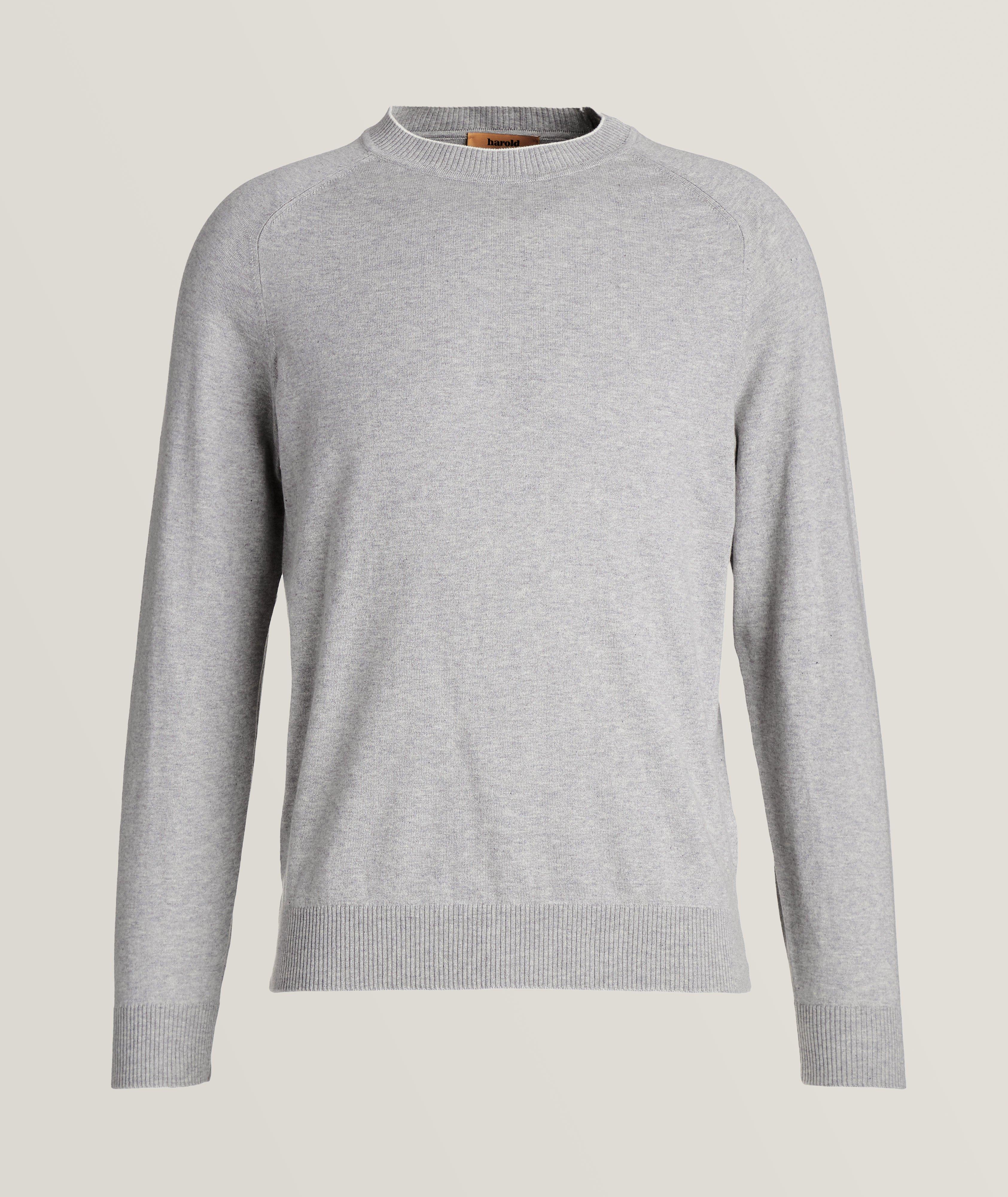 Cotton-Cashmere Neck Sweater image 0