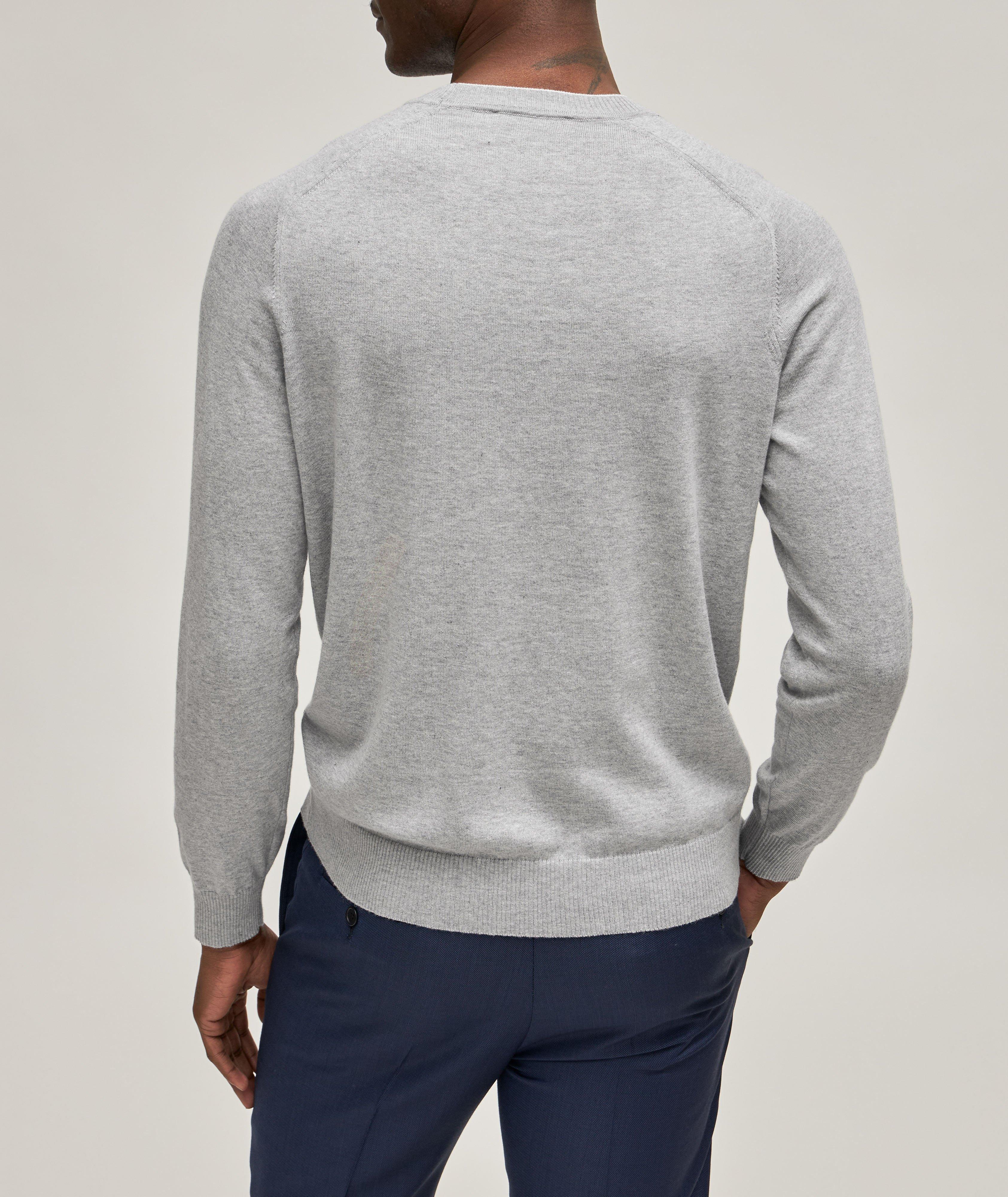 Cotton-Cashmere Neck Sweater image 2