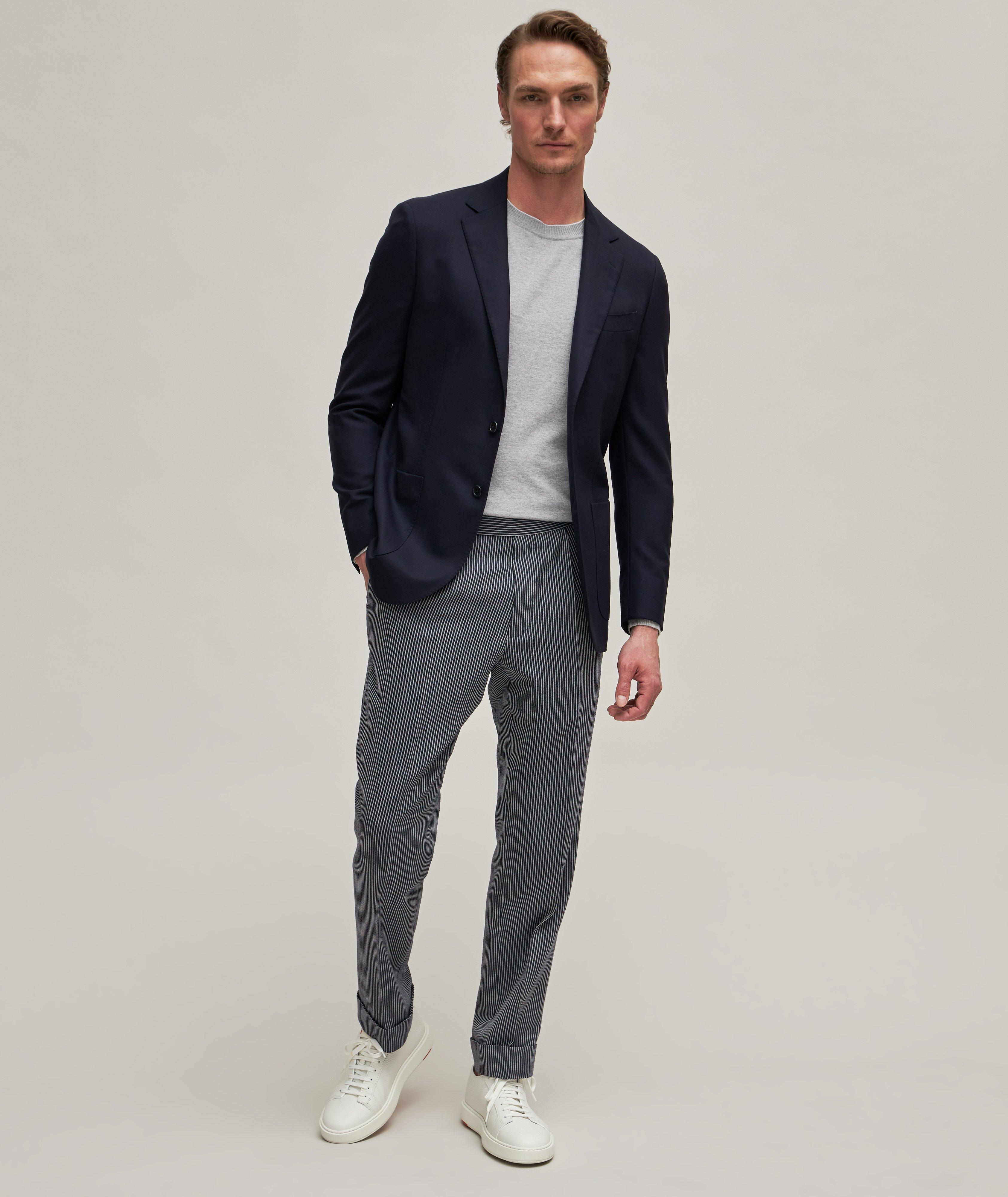 Cotton-Cashmere Neck Sweater image 3