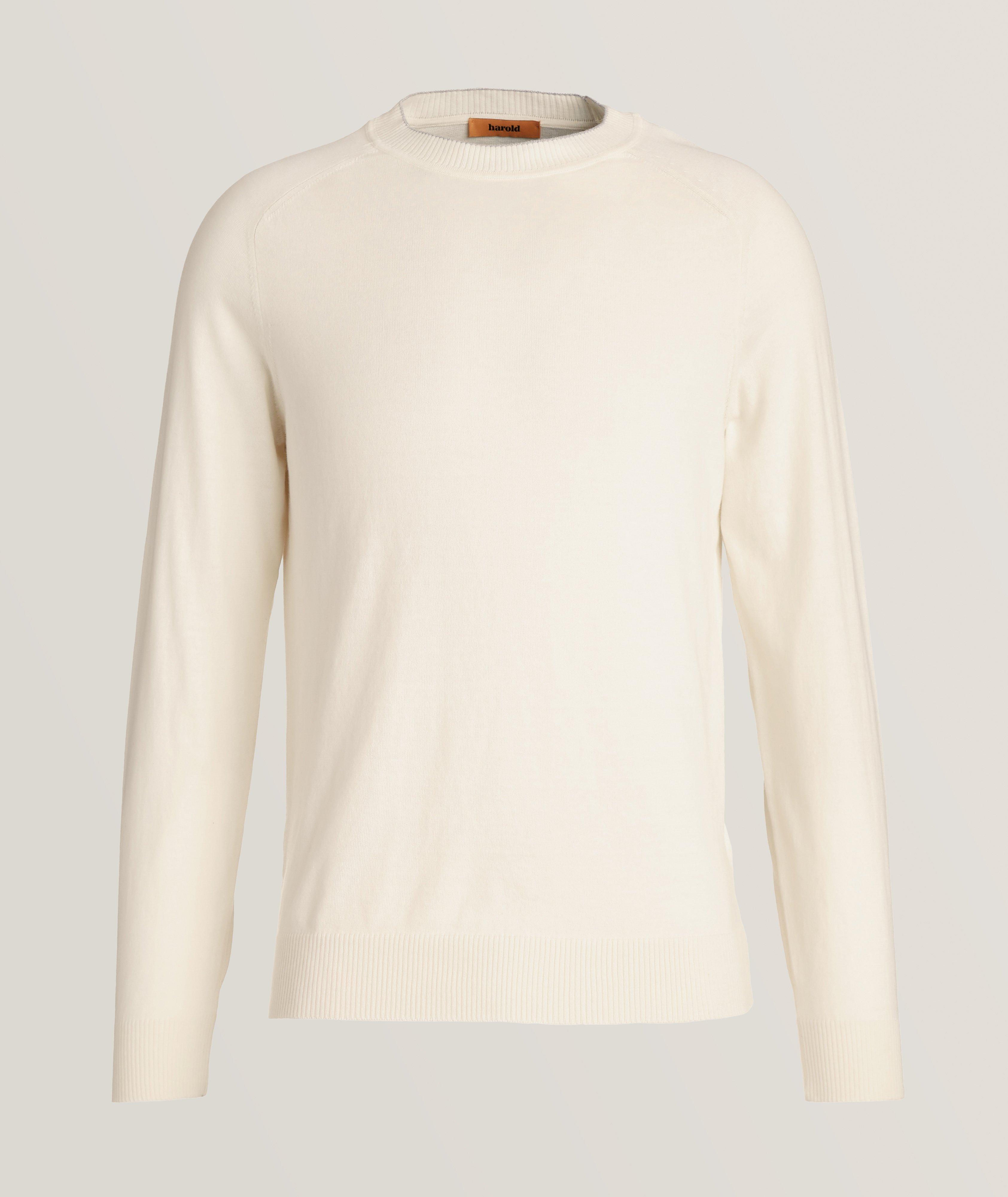 Cotton-Cashmere Neck Sweater image 0