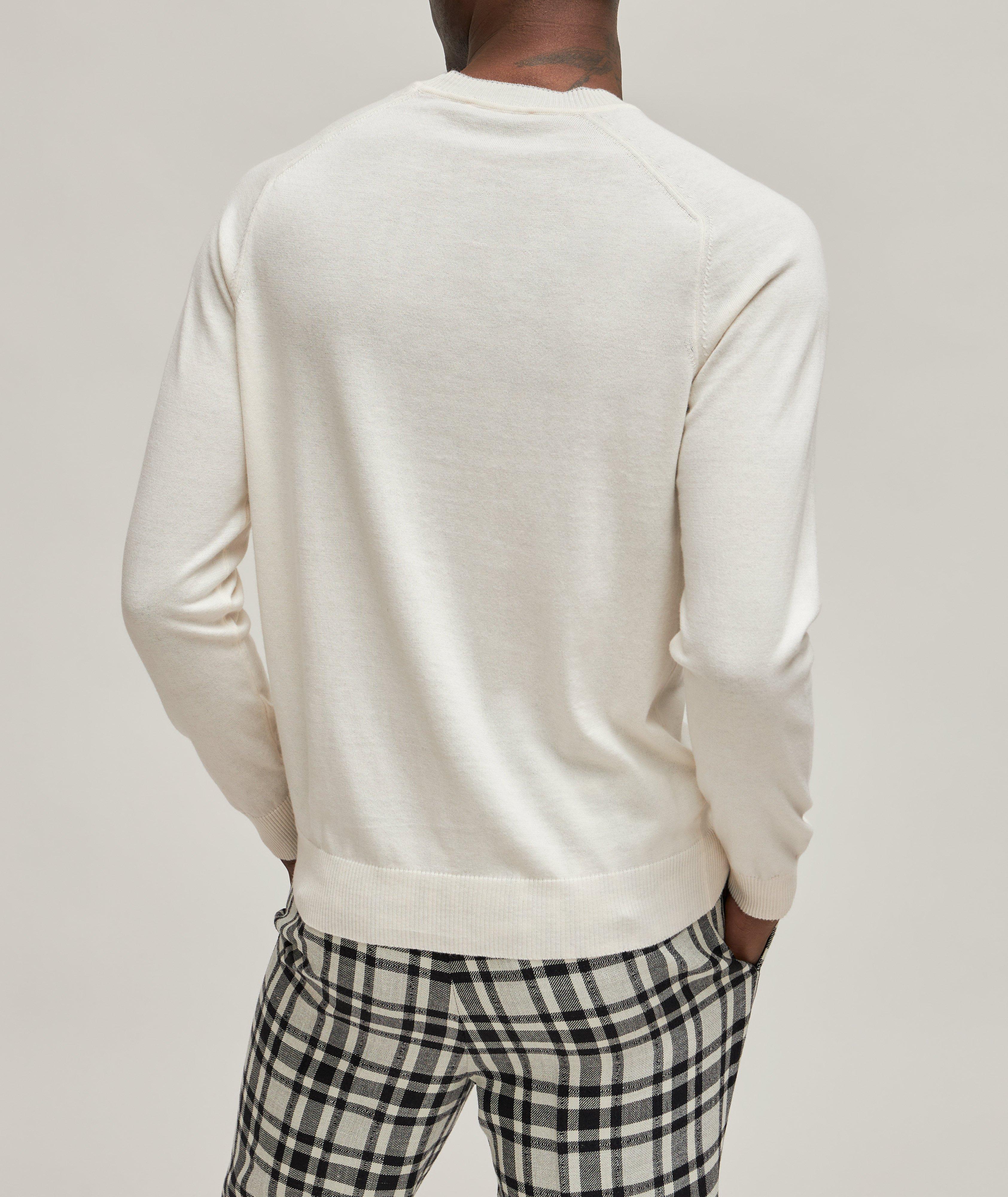 Cotton-Cashmere Neck Sweater image 2