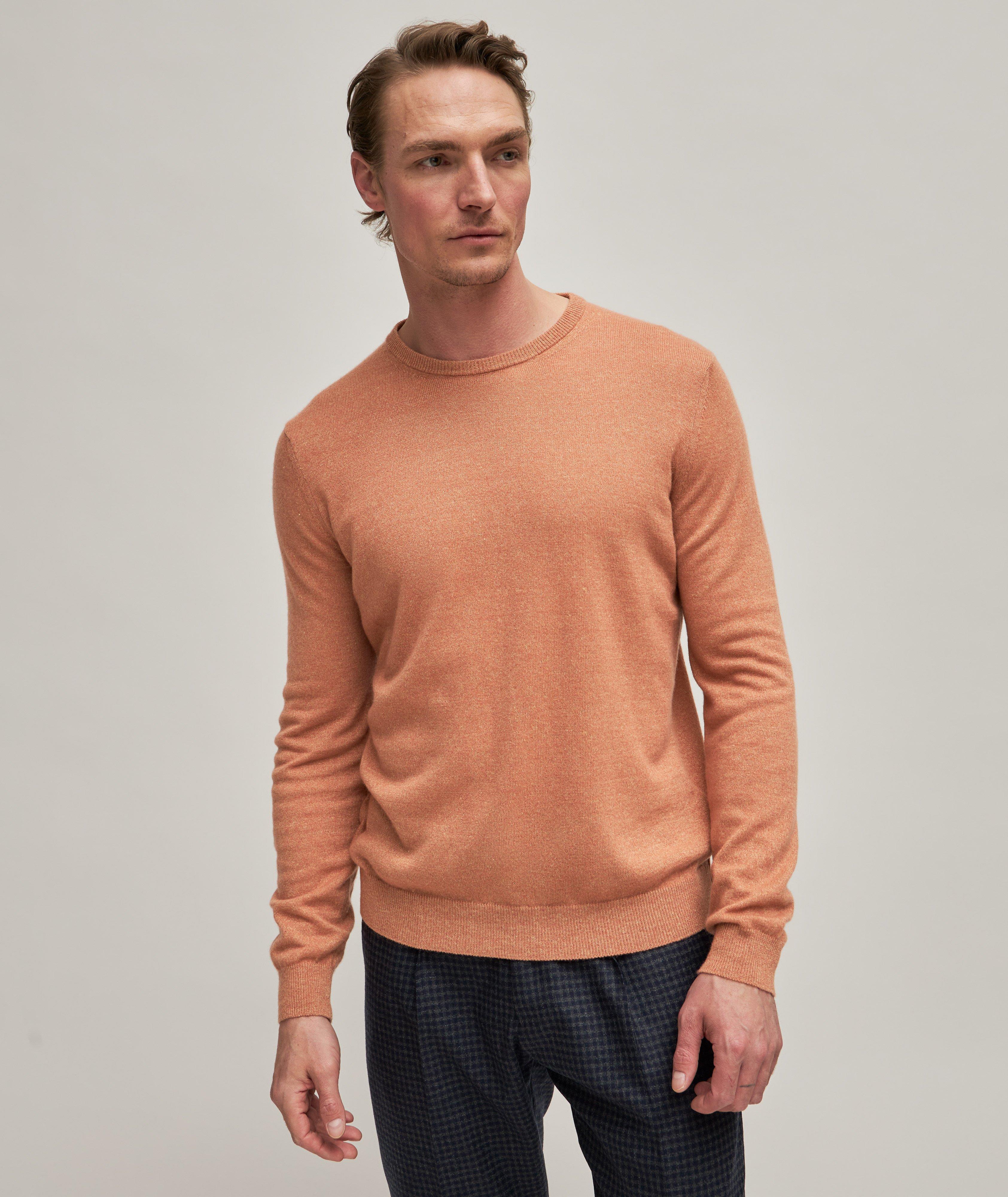 Cashmere-Linen Mélange Crewneck Sweater image 1