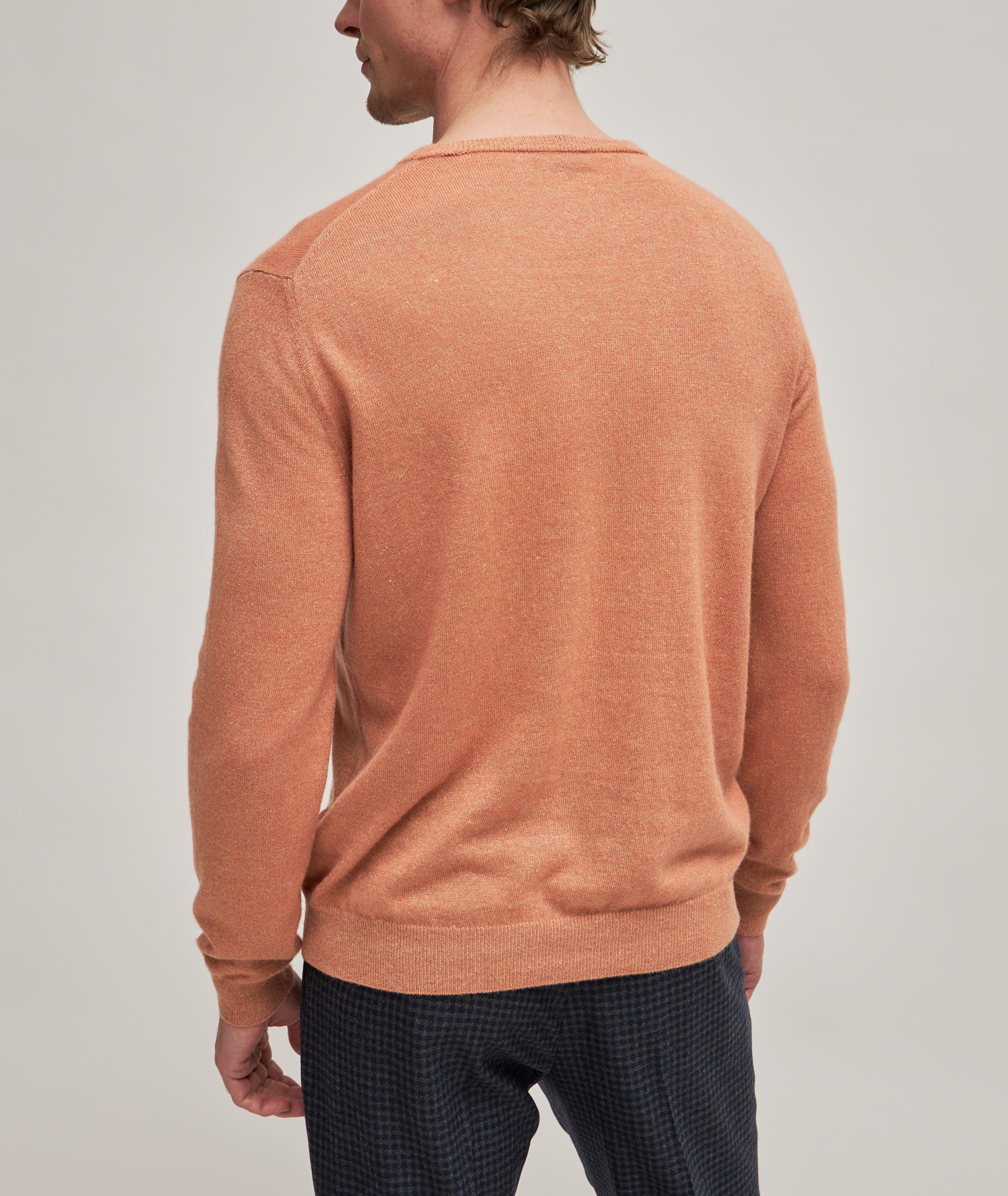 Cashmere-Linen Mélange Crewneck Sweater image 2