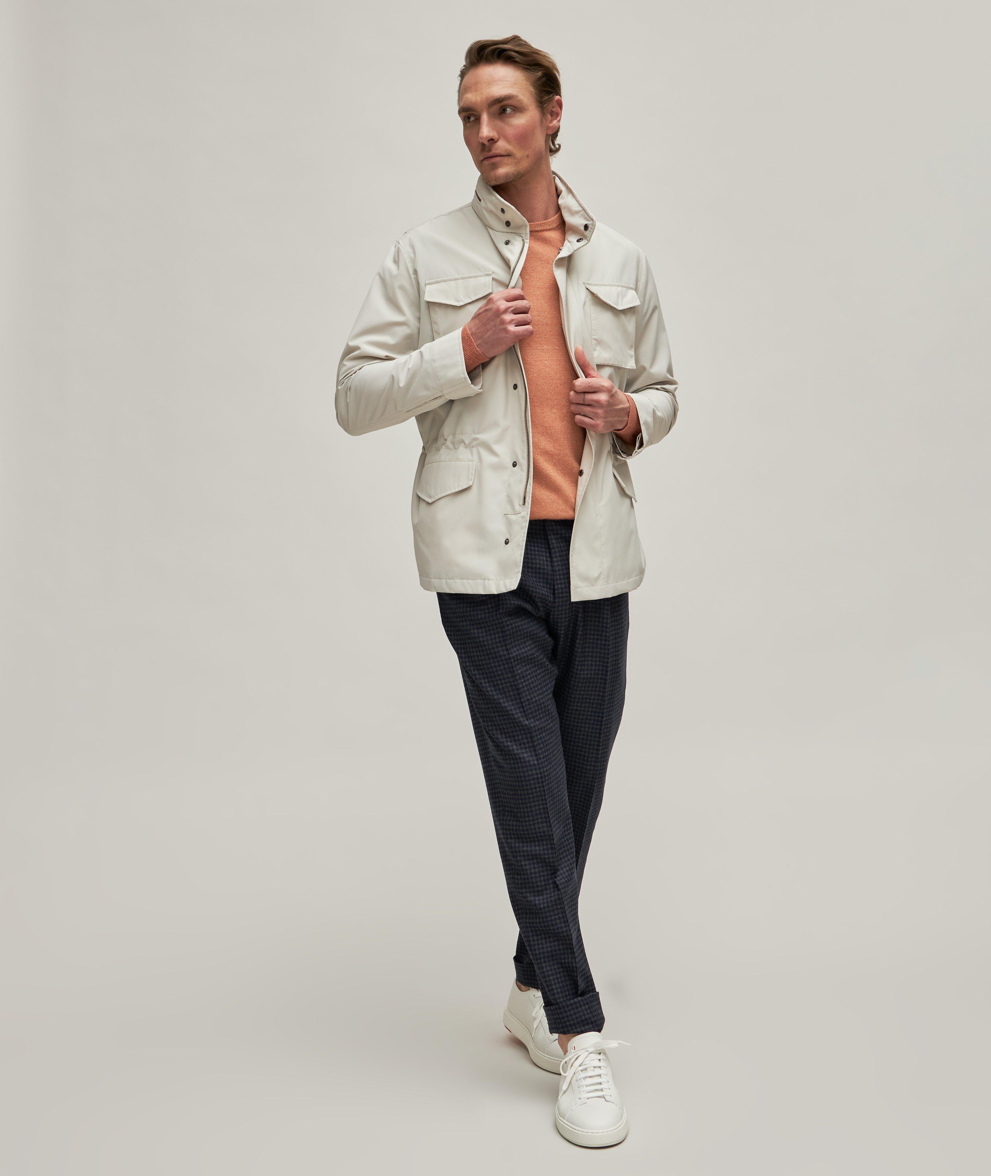 Cashmere-Linen Mélange Crewneck Sweater image 3