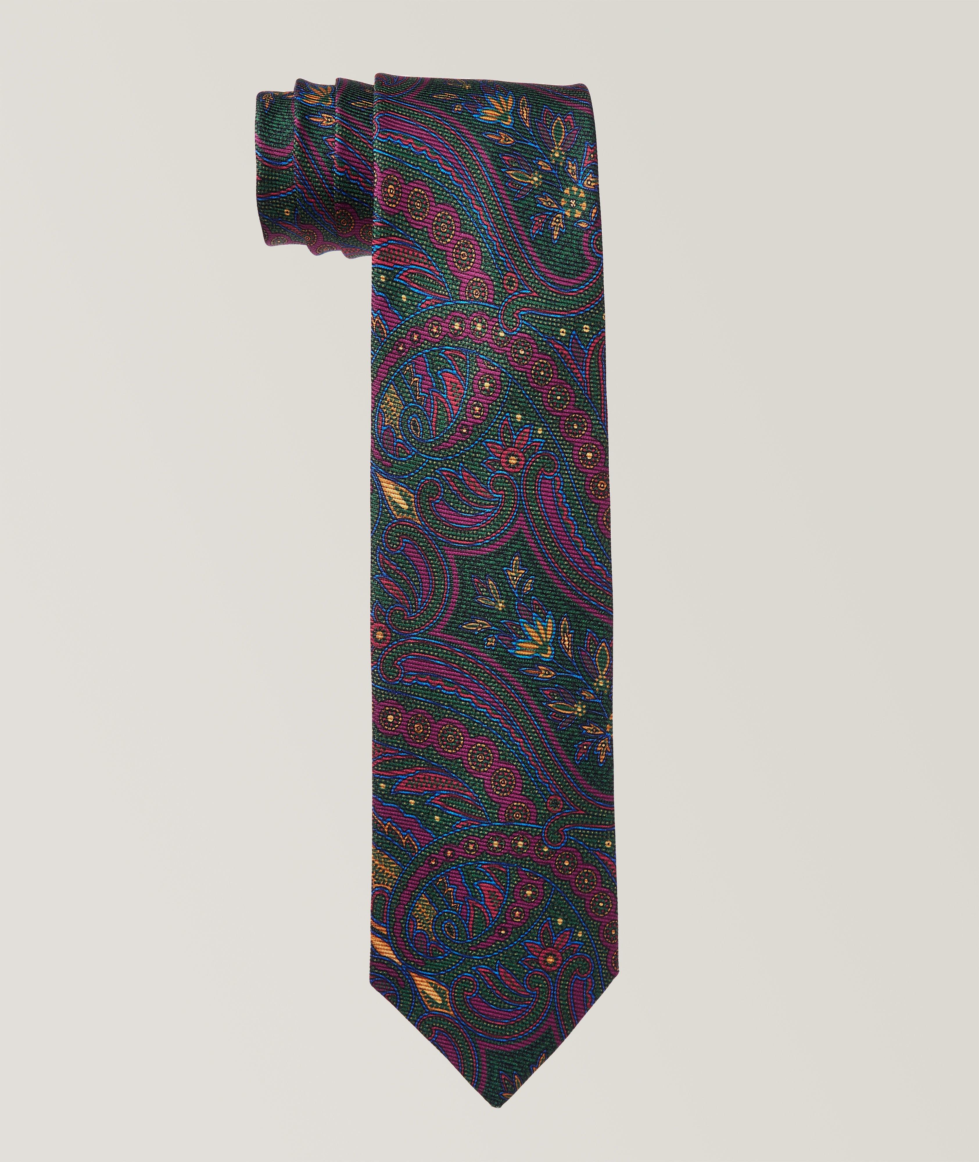 Drake's Paisley Print Silk Tie | Ties, Pocket Squares & Formal | Final Cut