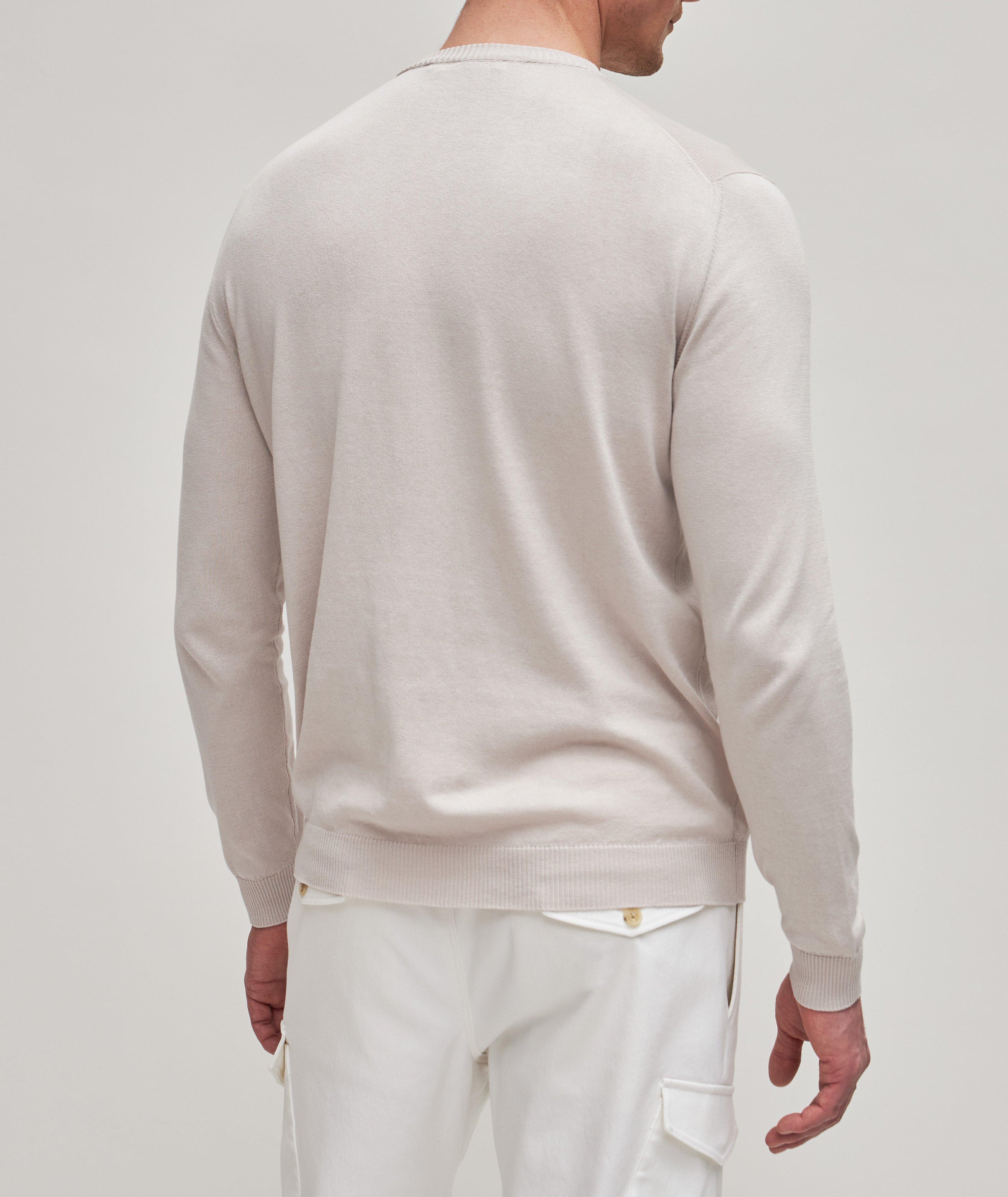 Maurizio Baldassari Silk-Cotton Crewneck Sweater | Sweaters & Knits ...