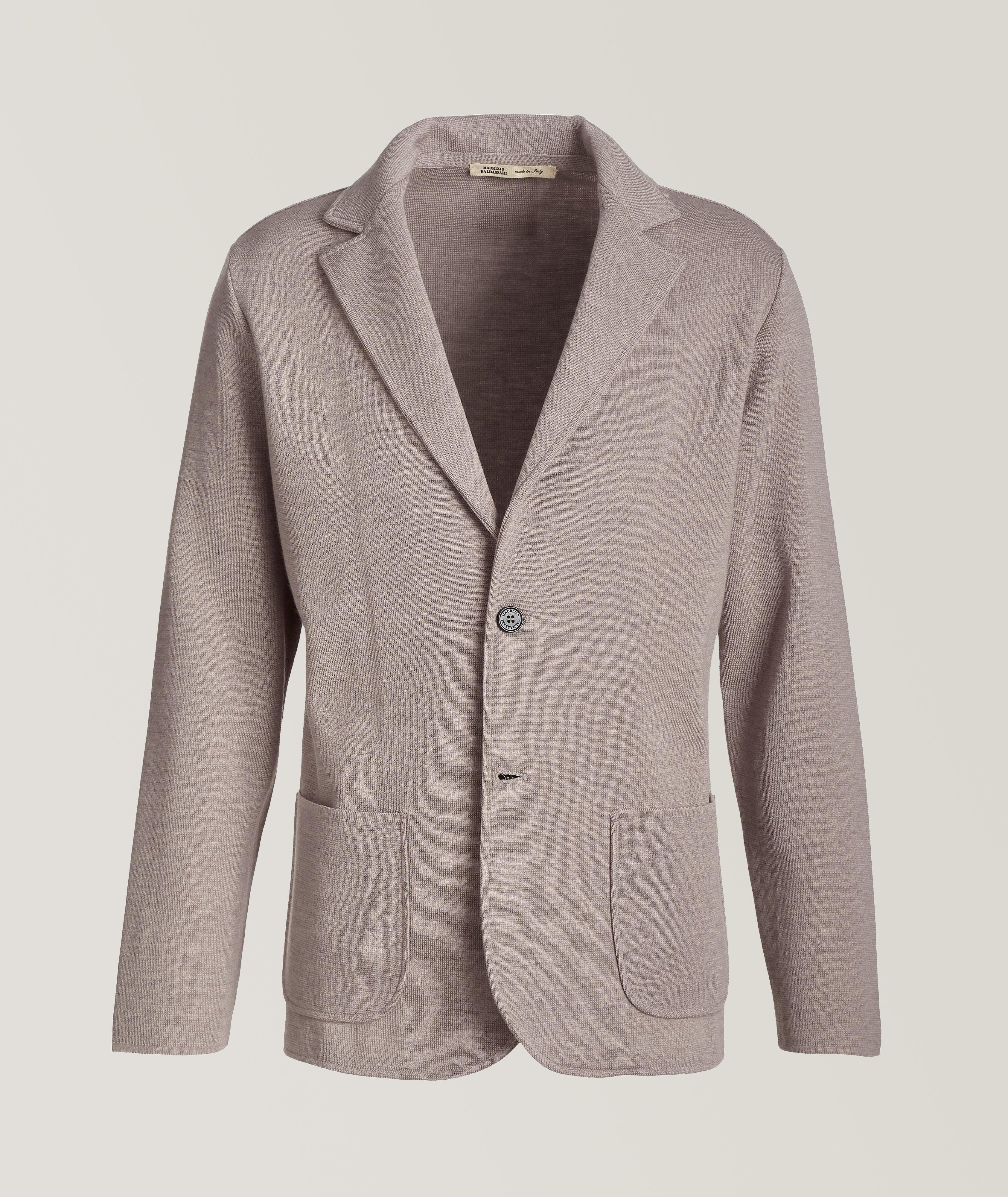 Eco-Tech Wool V Neck Swacket image 0