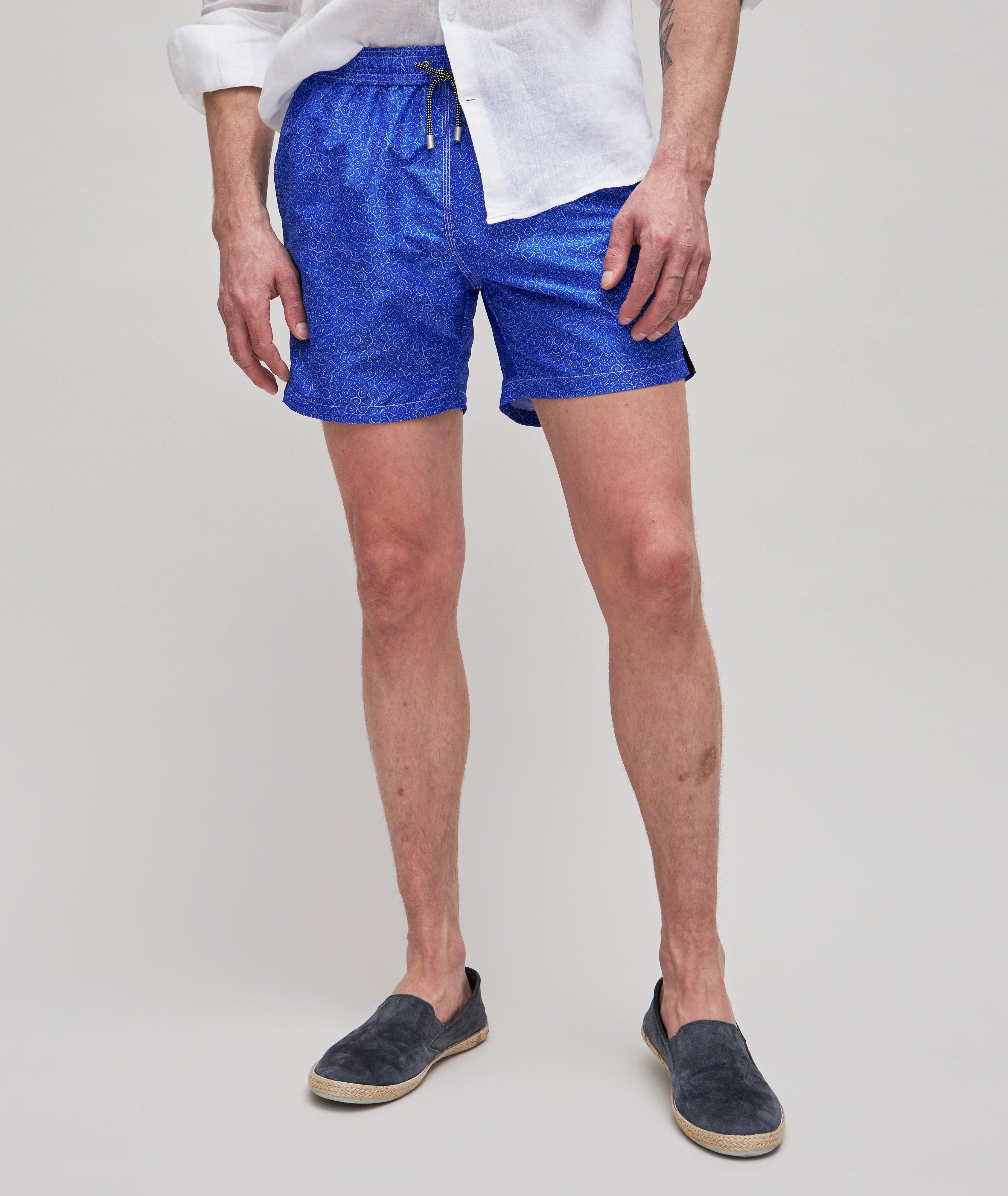 Tonal Geo Print Swim Shorts image 2