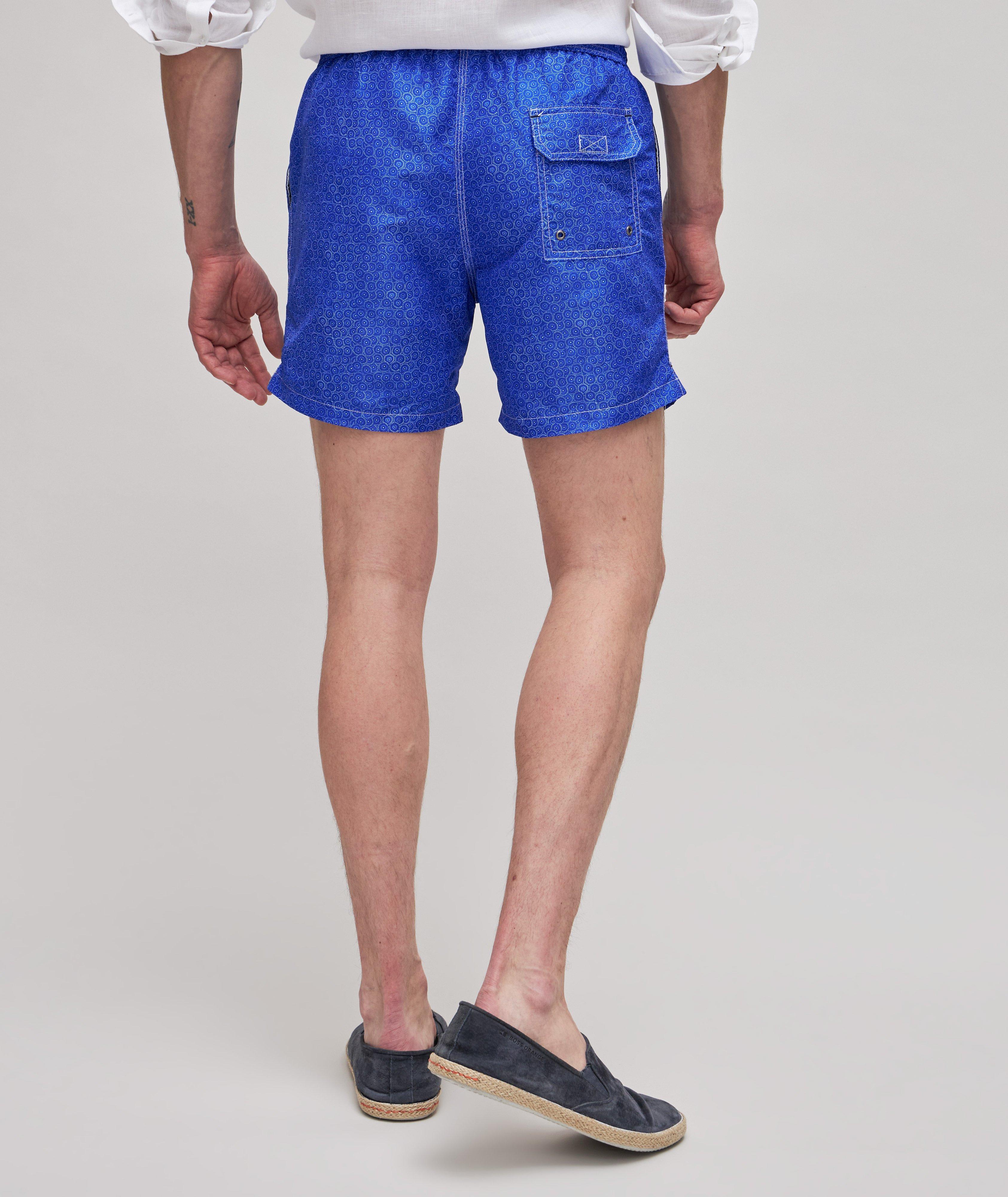 Tonal Geo Print Swim Shorts image 3