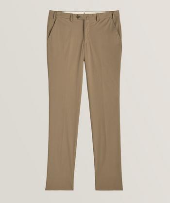 Loro Piana Pantaflat Sport Stretch-Cotton Chino Pants