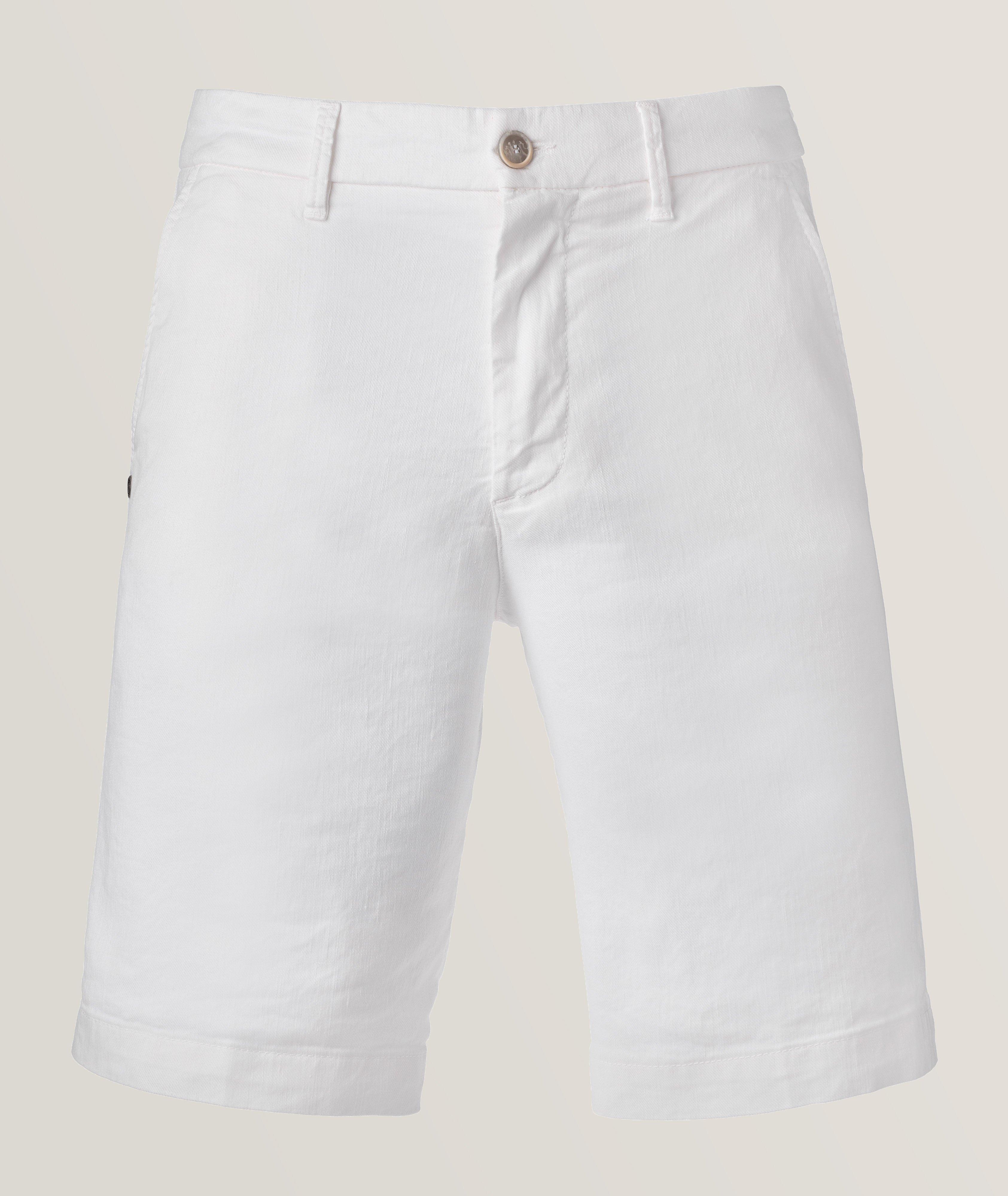Bernini Linen-Blend Bermuda Shorts