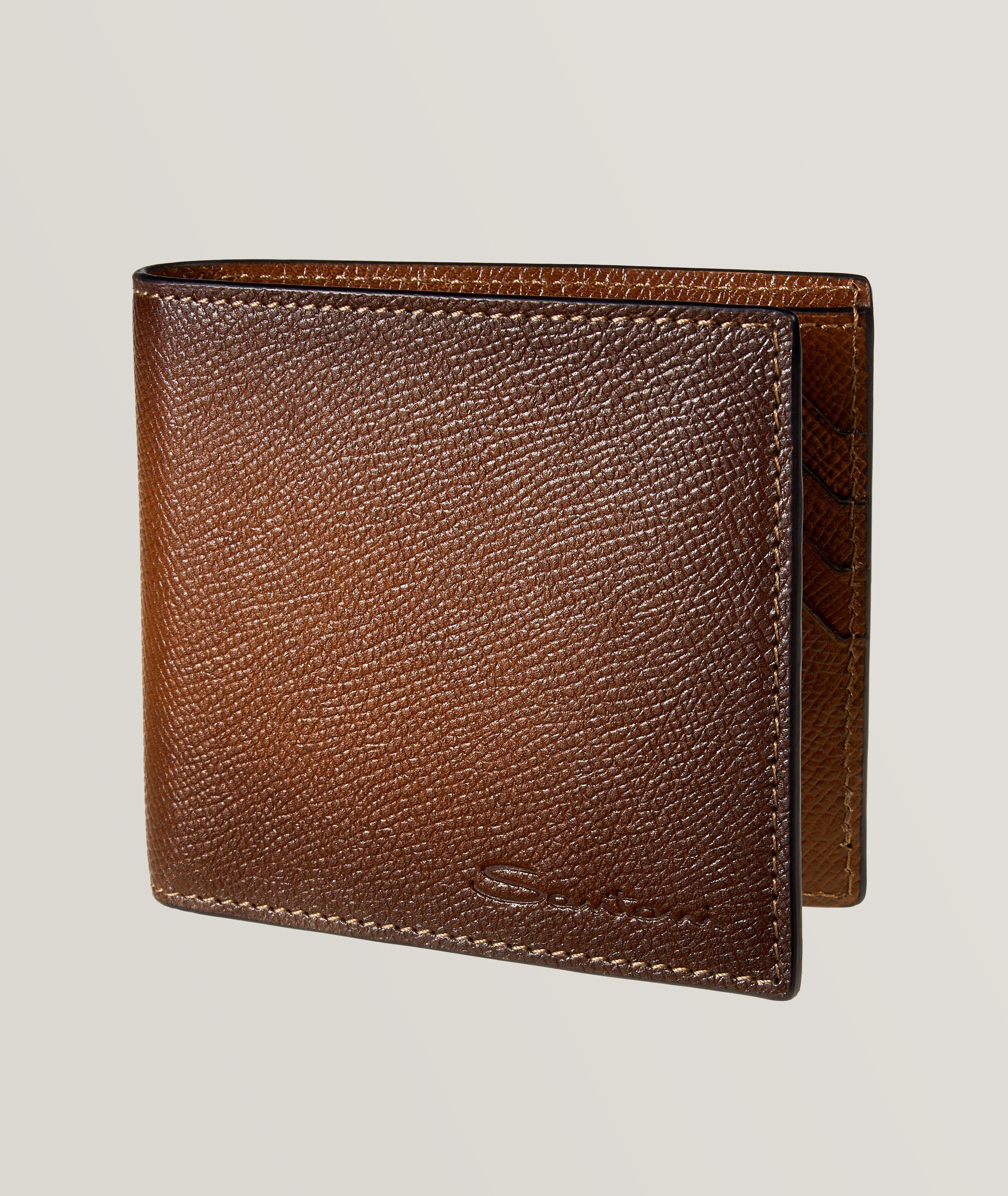 Air Burnished Grain Leather Bifold Wallet