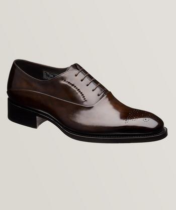 Canali Calfskin Captoe Derby Dress Shoes Harry Rosen